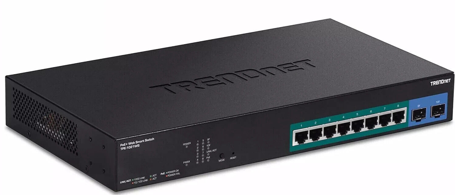 TPE-1021WS TPE-1021WS/A TRENDNET PoE + Web Smart Switch (10/100/1000)