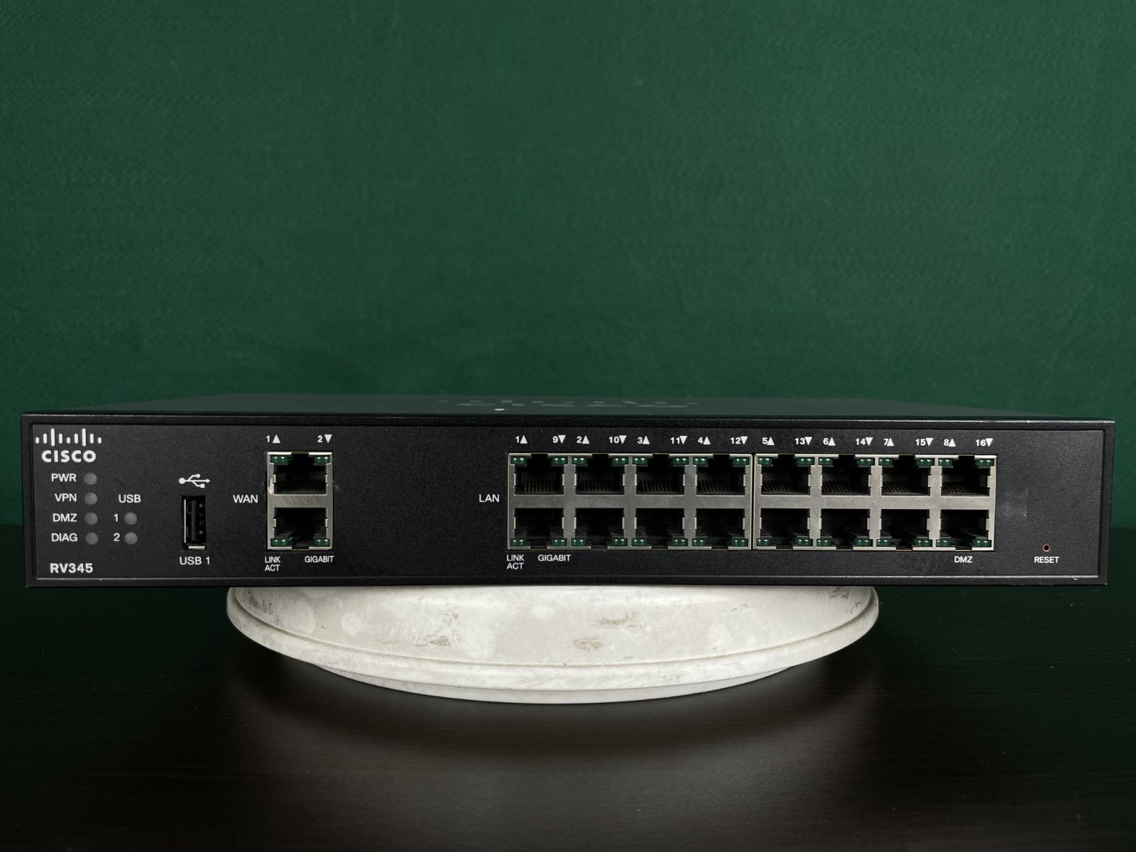 Cisco RV345-K9-NA 16-port Dual WAN VPN Security Router