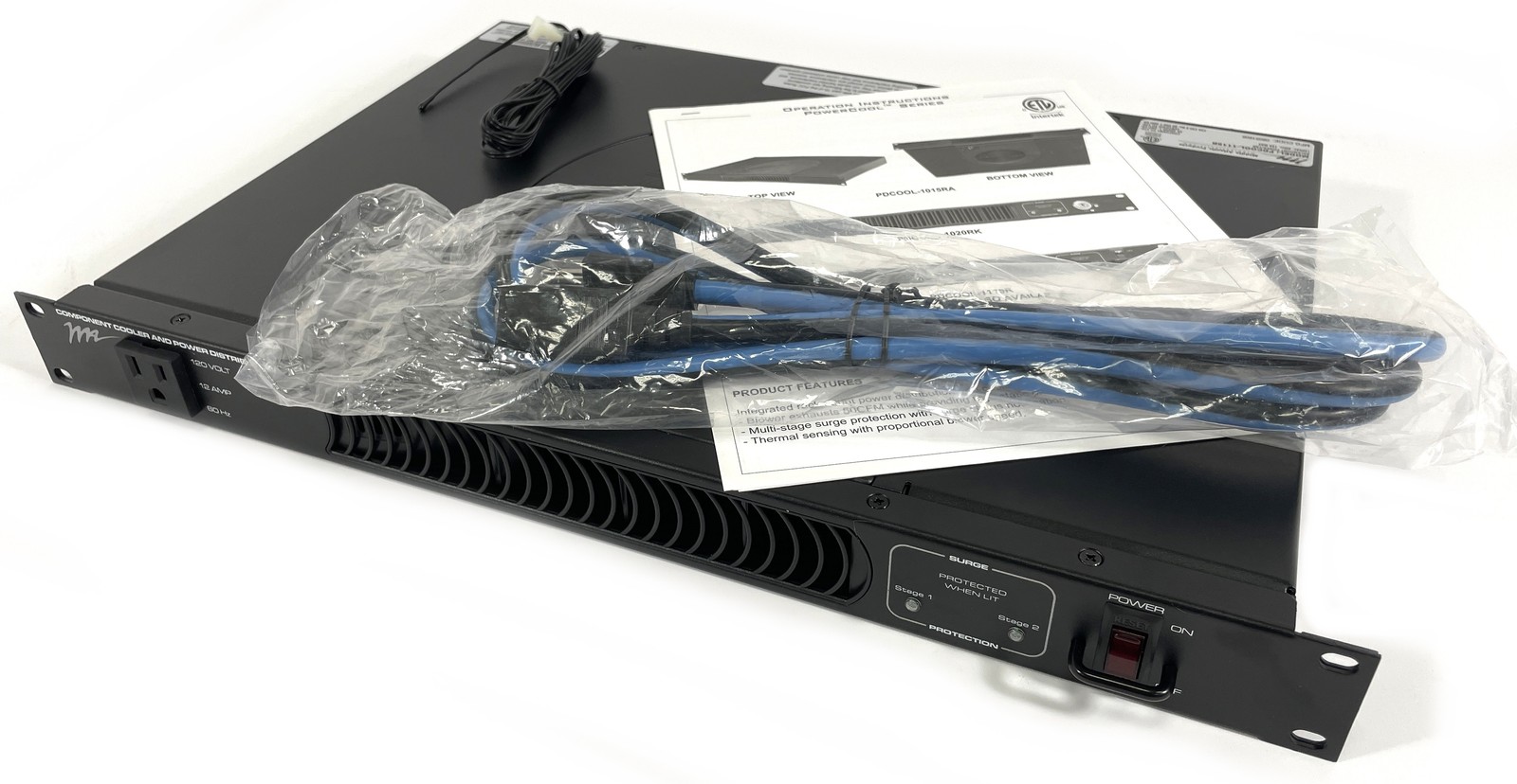 Open Box Middle Atlantic PDCOOL-1115R Rackmount Power/Cooling
