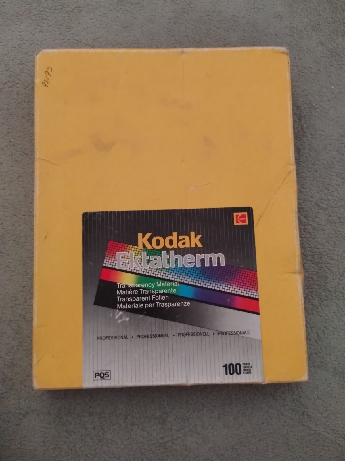 Kodak Print Paper Ektatherm Professional 8 X 11” 100 Sheets New in Box