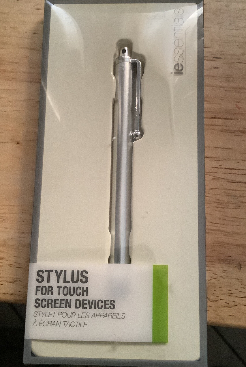 Iessentials Ie-stylus- SLV -For Touch Screen Devices Mizco Stylus [silver )