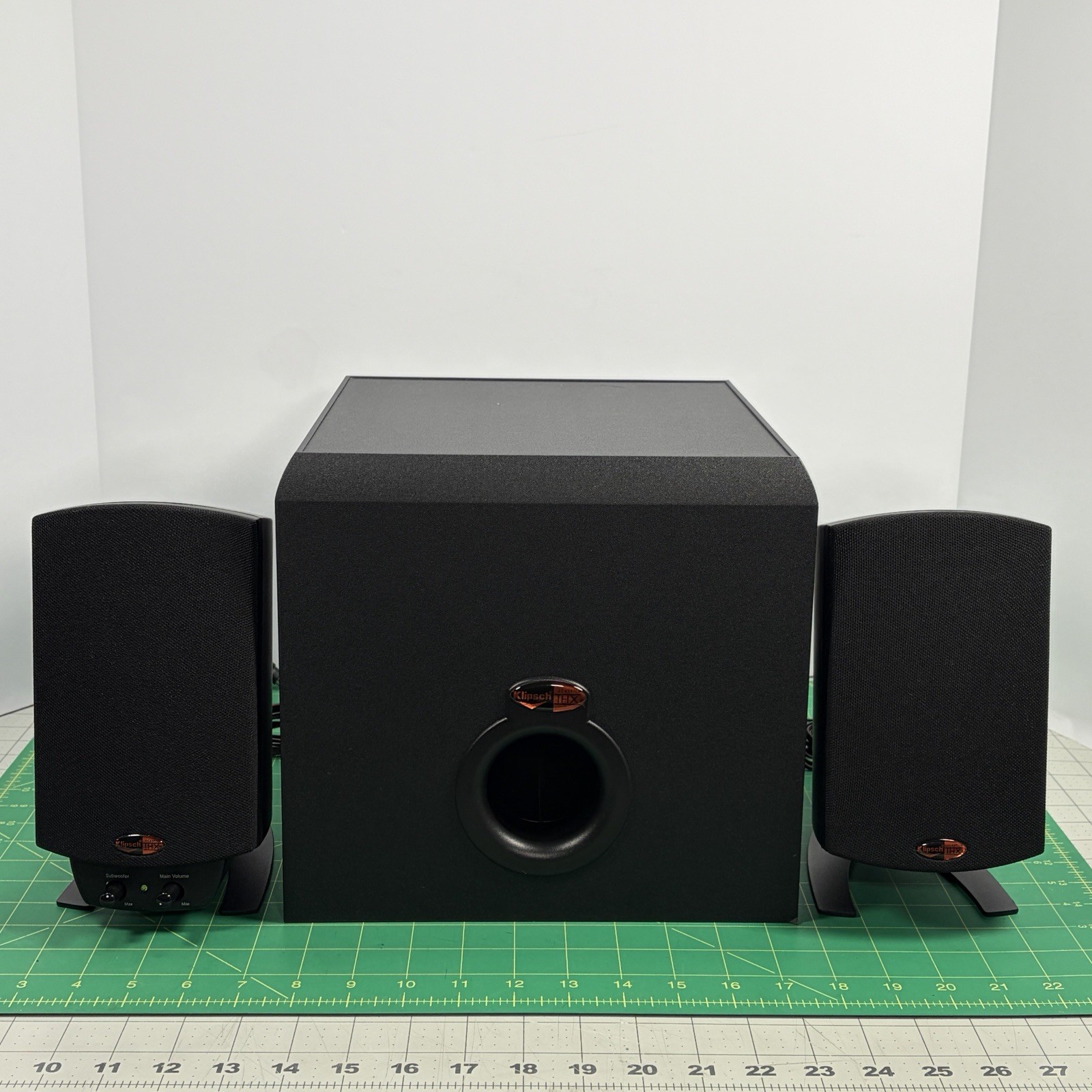Klipsch ProMedia 2.1 THX Computer Speaker System Subwoofer Satellites Tested