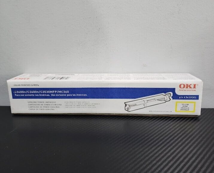 Oki 43459301 High Yield Yellow Laser Toner Cartridge