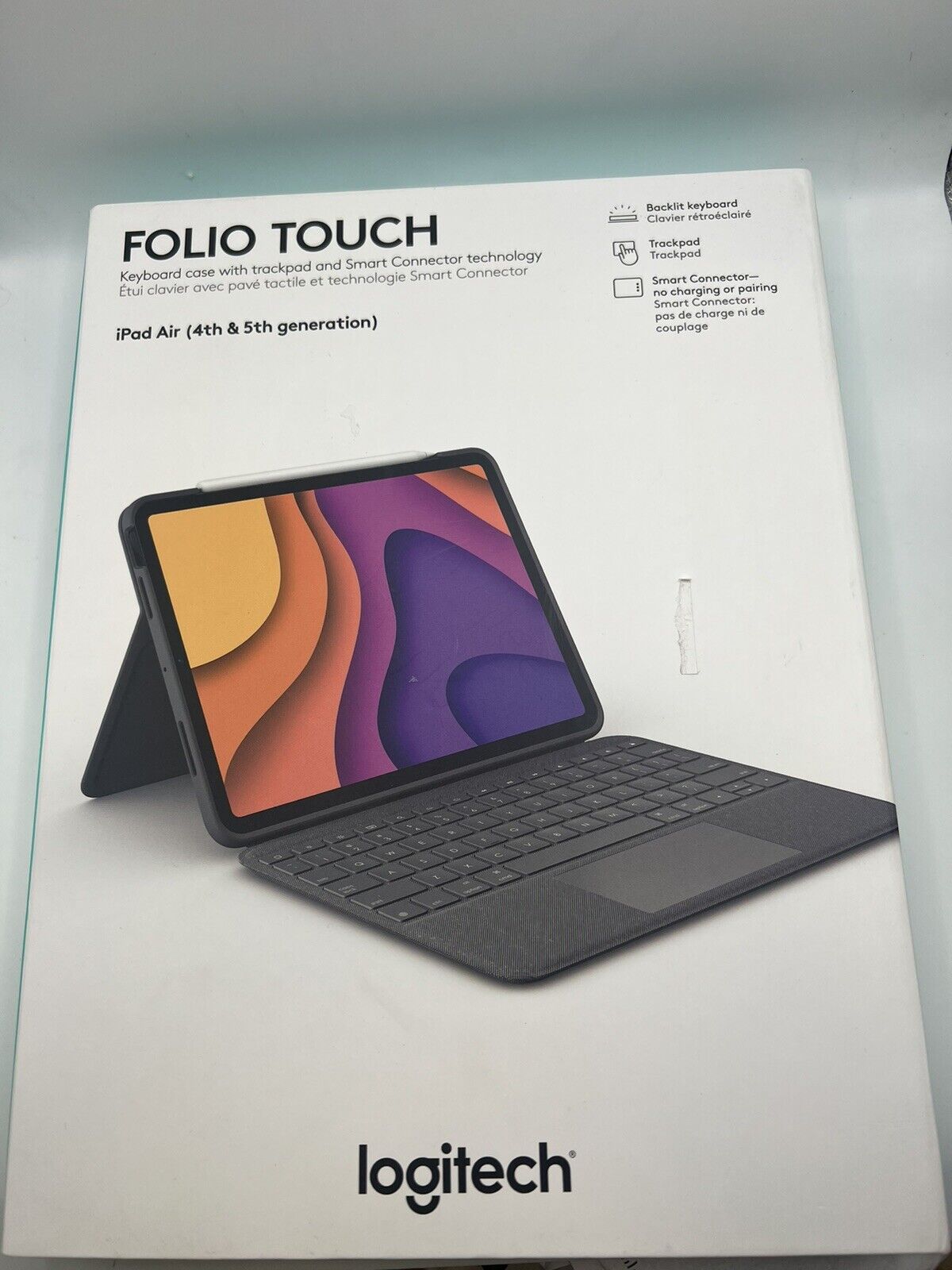 Logitech Combo Touch Keyboard Folio | 920-010260 | Ipad Air 5th & 6th Gen | NEW