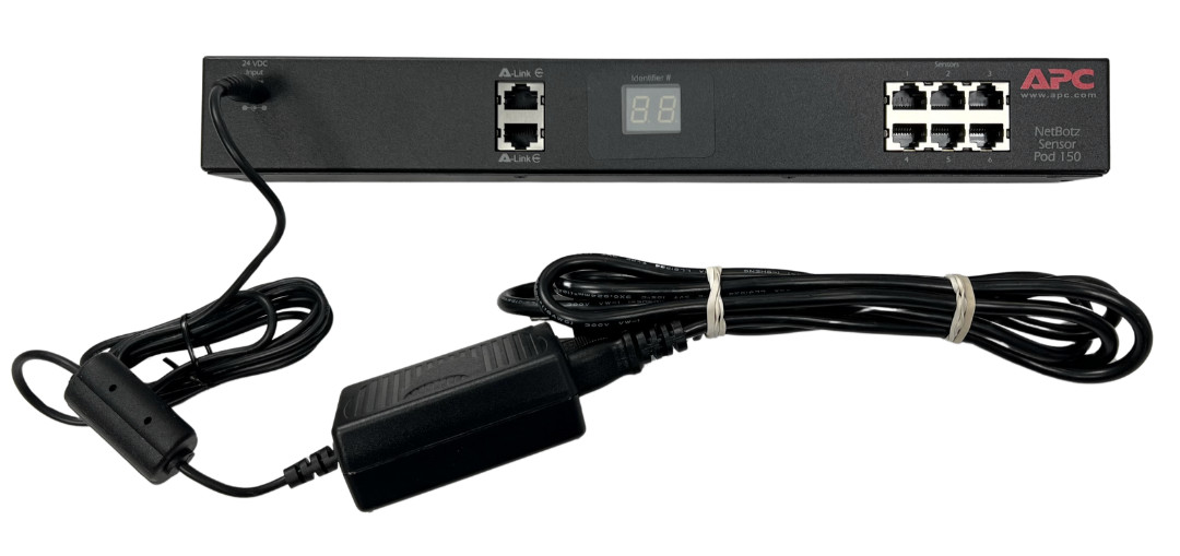 APC NBPD0150 NetBotz Sensor POD 150 Series Supports 6 Universal Sensors