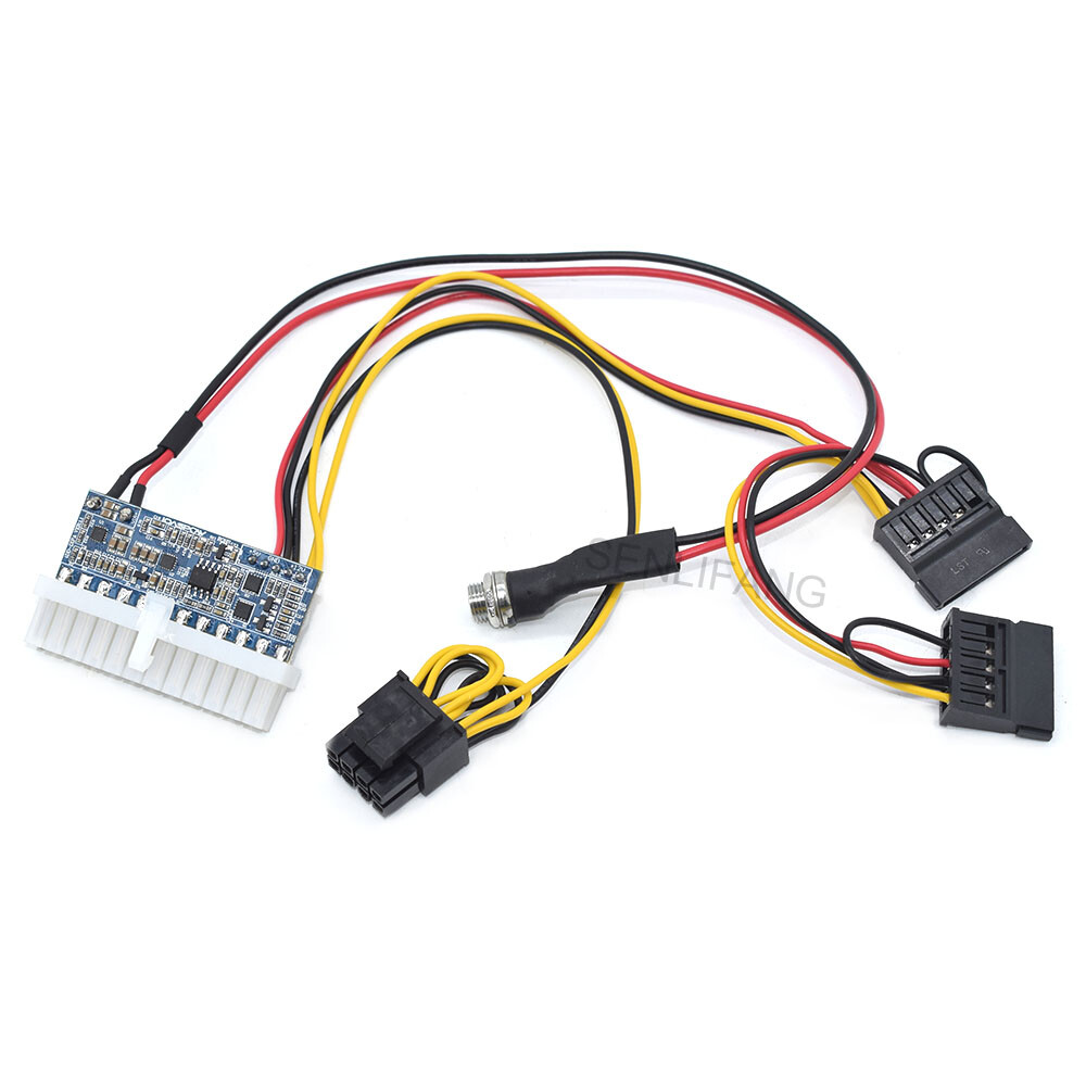 DC-ATX-160W High Power 24Pin DC12V Input 160W Peak Output Switch DC-DC ATX PSU