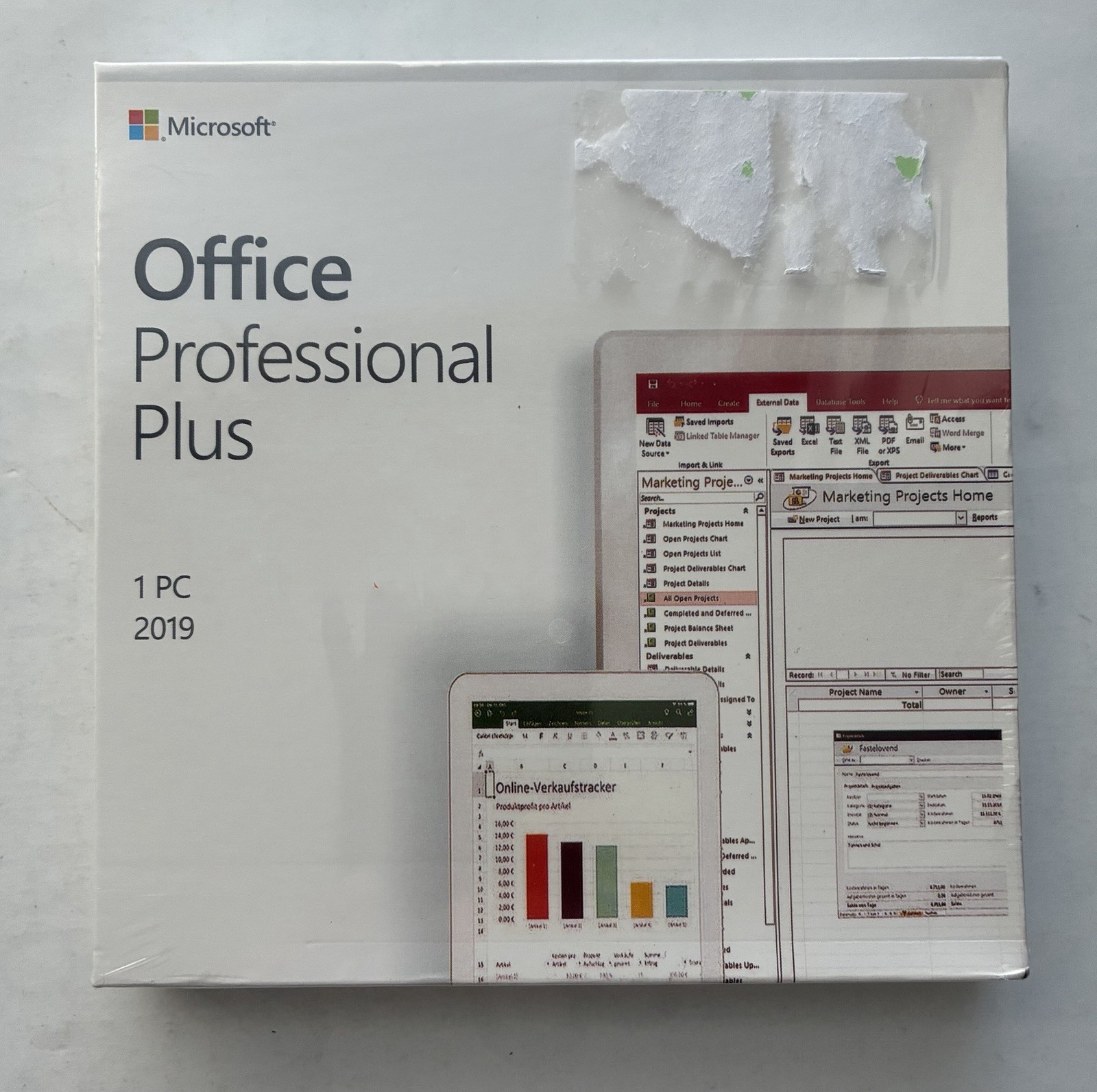 Genuine Microsoft Office Professional Plus 2019 License for 1 PC Lifetime NEW