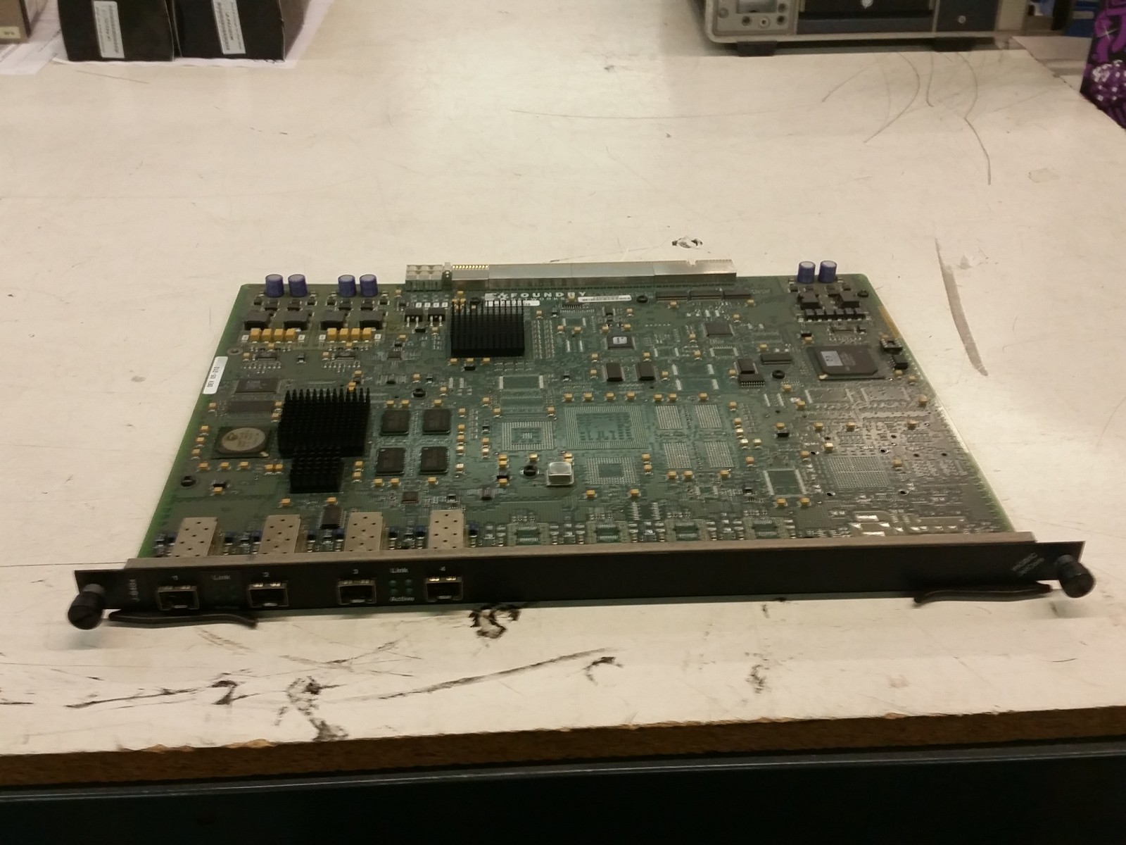 Foundry Networks JetCore J-B4Gx 4 Port SFP mGBIC Module ServerIron