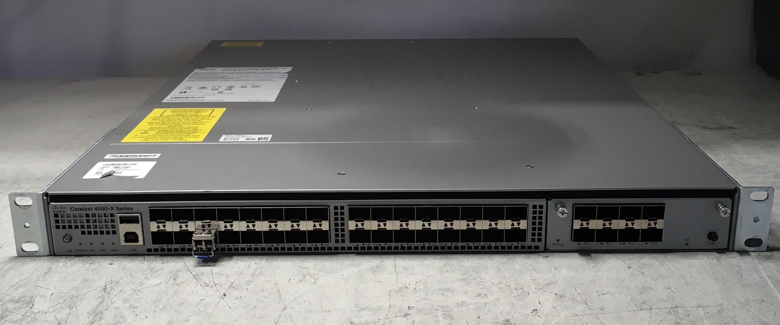 Cisco Catalyst WS-C4500X-32SFP+ Aggregation Switch Dual Power w/C4KX-NM-8SFP