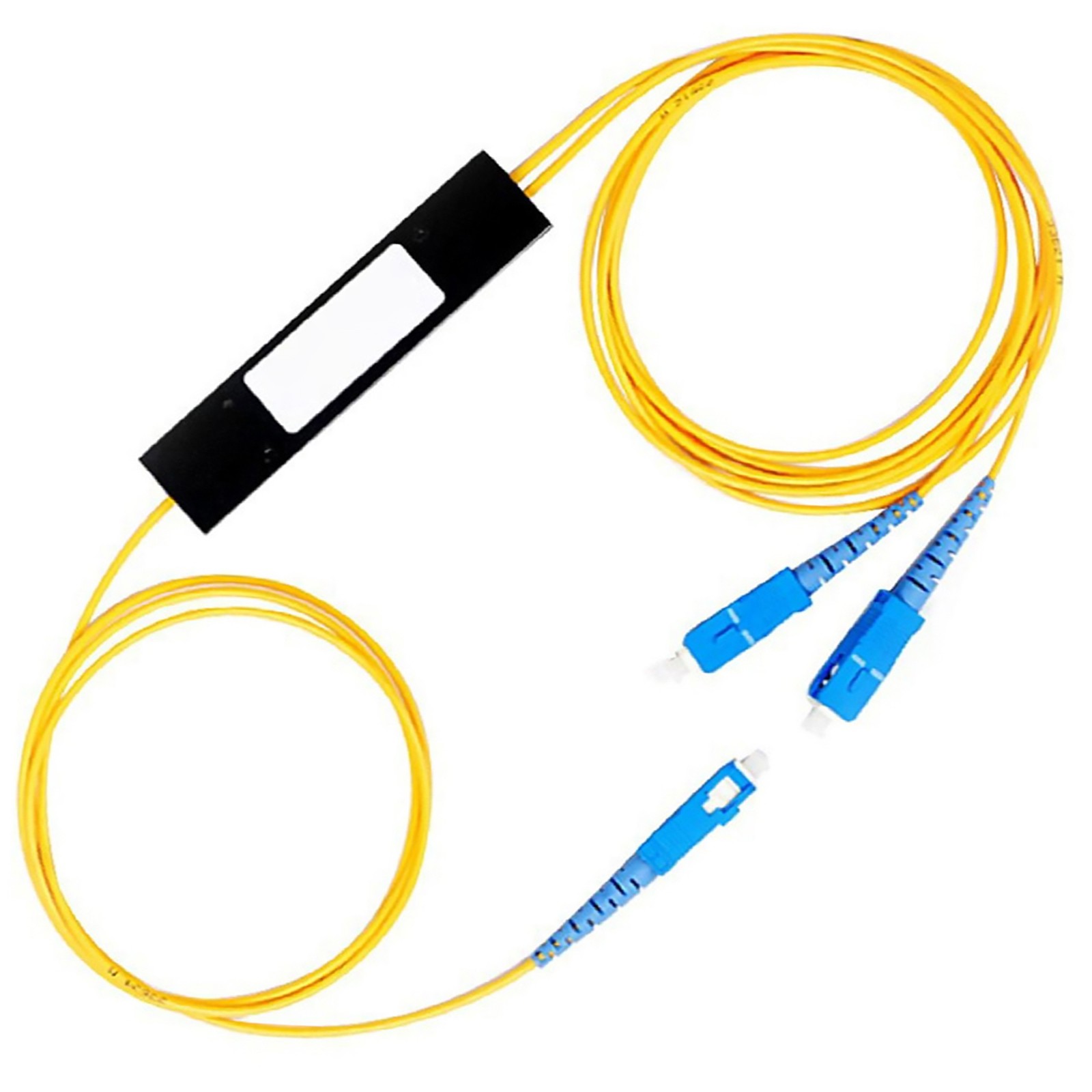 1X2 1 To 2 Fiber Optical Splitter Coupler Cable SC UPC FBT Signalmode Coupling