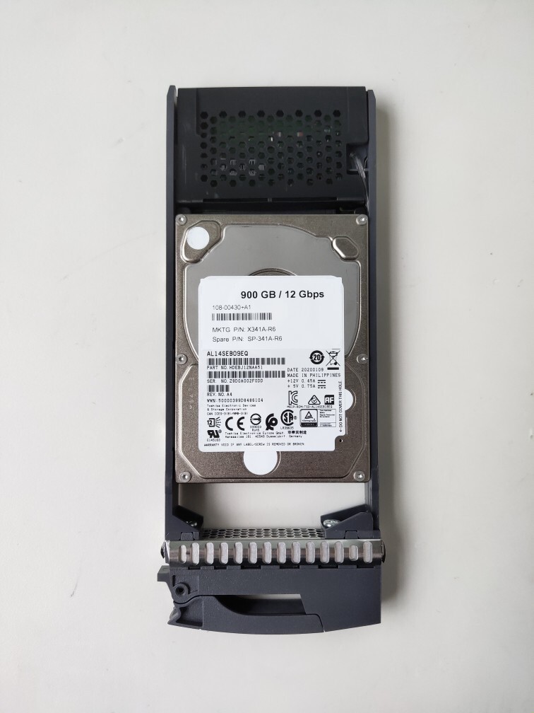 NETAPP X341A-R6 900GB 10K 12GBPS 2.5 SAS HDD SP-X341A-R6 108-00430+A1