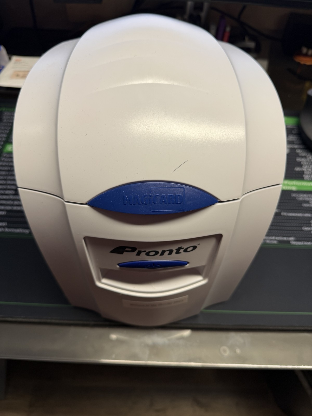 Magicard Pronto STD Color ID Card Printer 3649-0001 - Working w/ Power Supply
