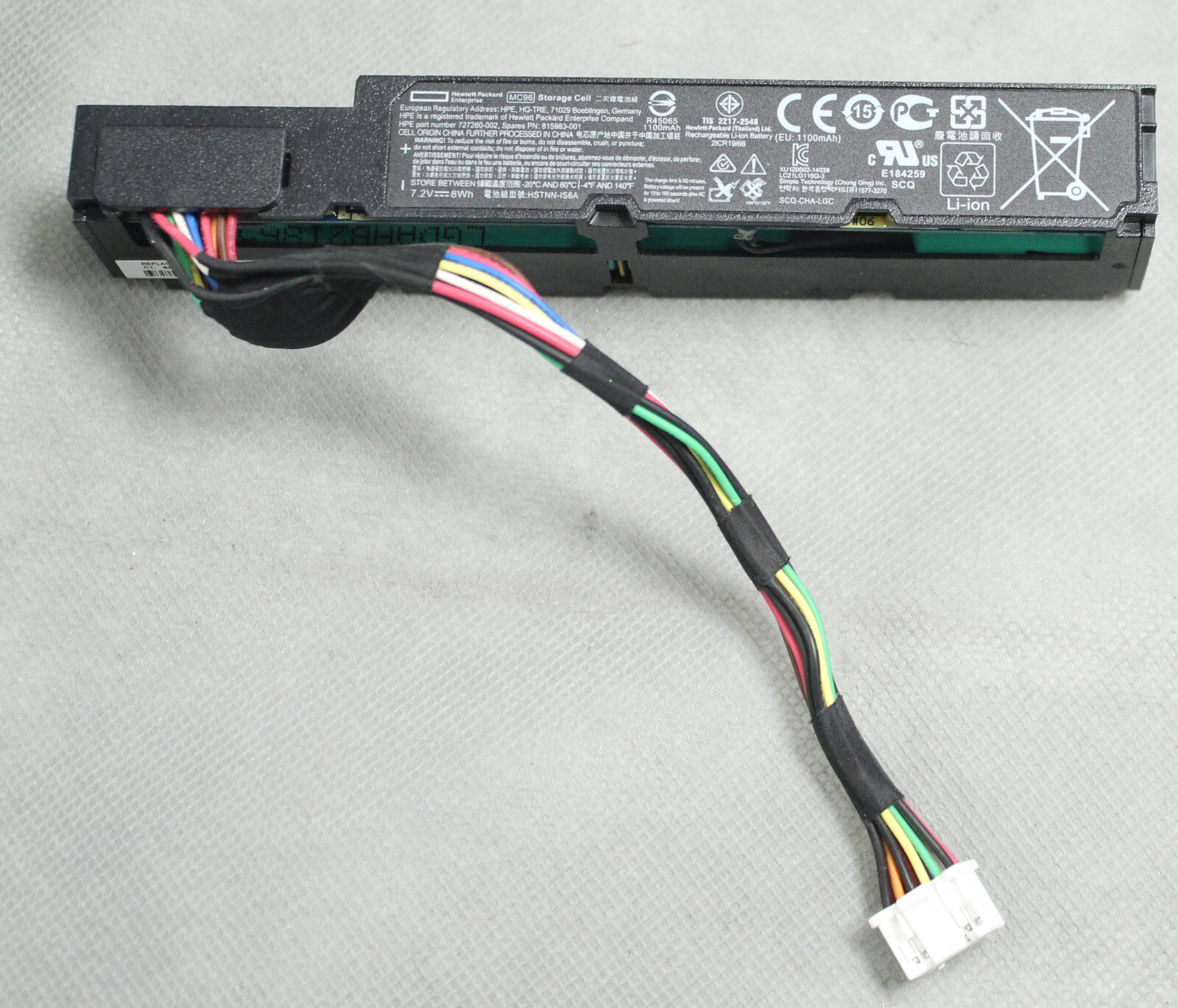 HP MC96 Smart Storage Cache Raid Battery Supercell Gen9/10 815983-001 727260-002