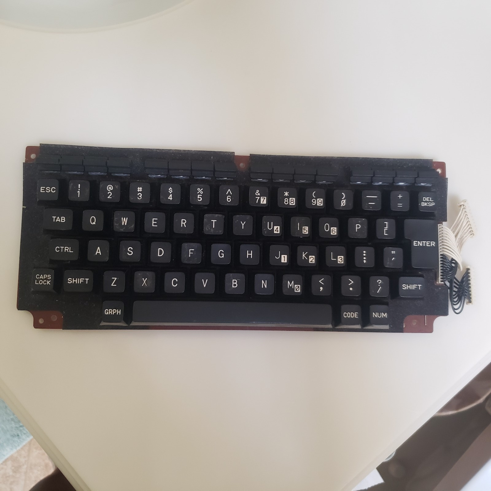 Working Keyboard for Vintage Radio Shack Tandy Model 100 Portable Computer Lot C
