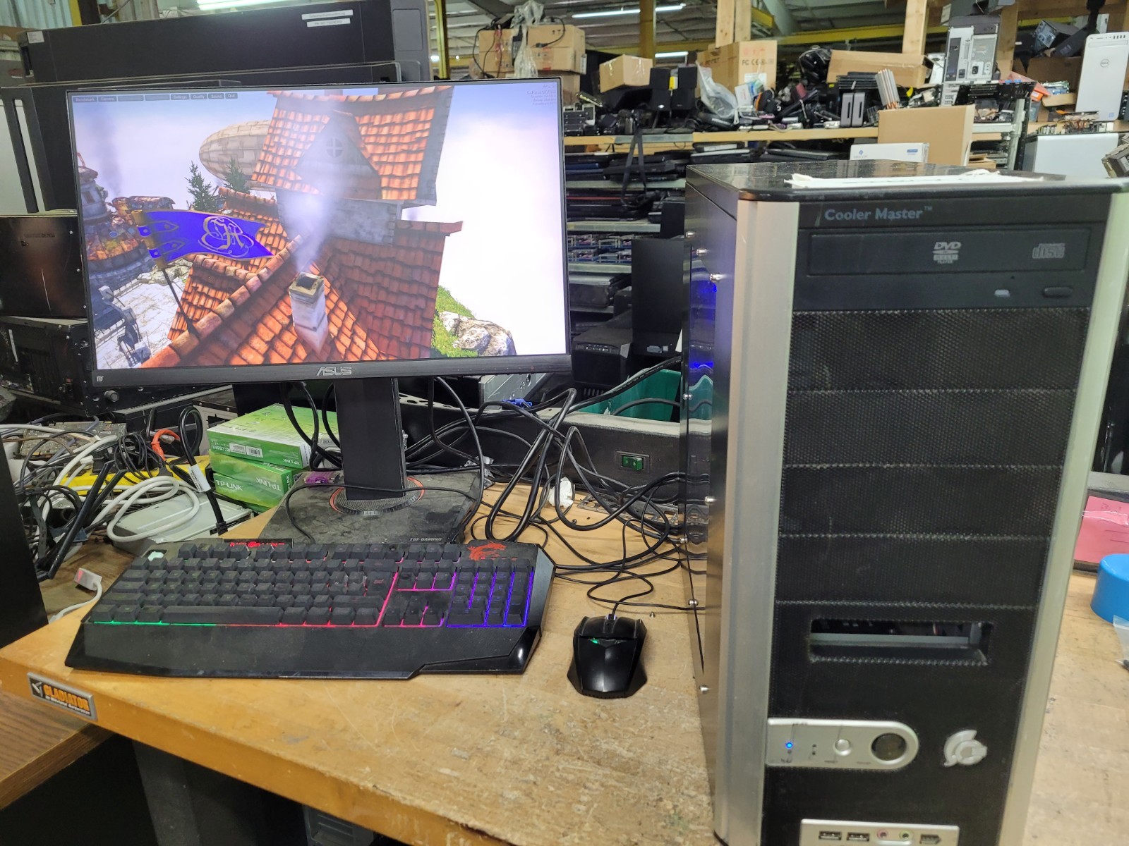 Custom Retro Gaming PC AMD FX 8320, 16GB RAM, GTX 960 256GB SSD WIN 7 Ultimate