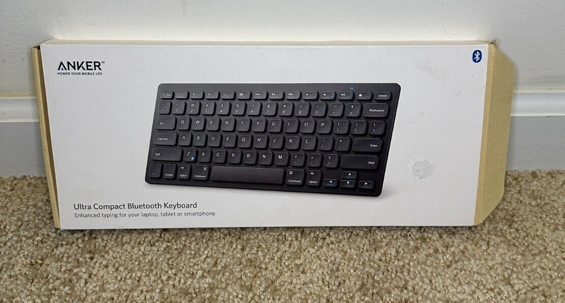 Anker Ultra Compact Wireless Bluetooth Black Keyboard- Model A772611