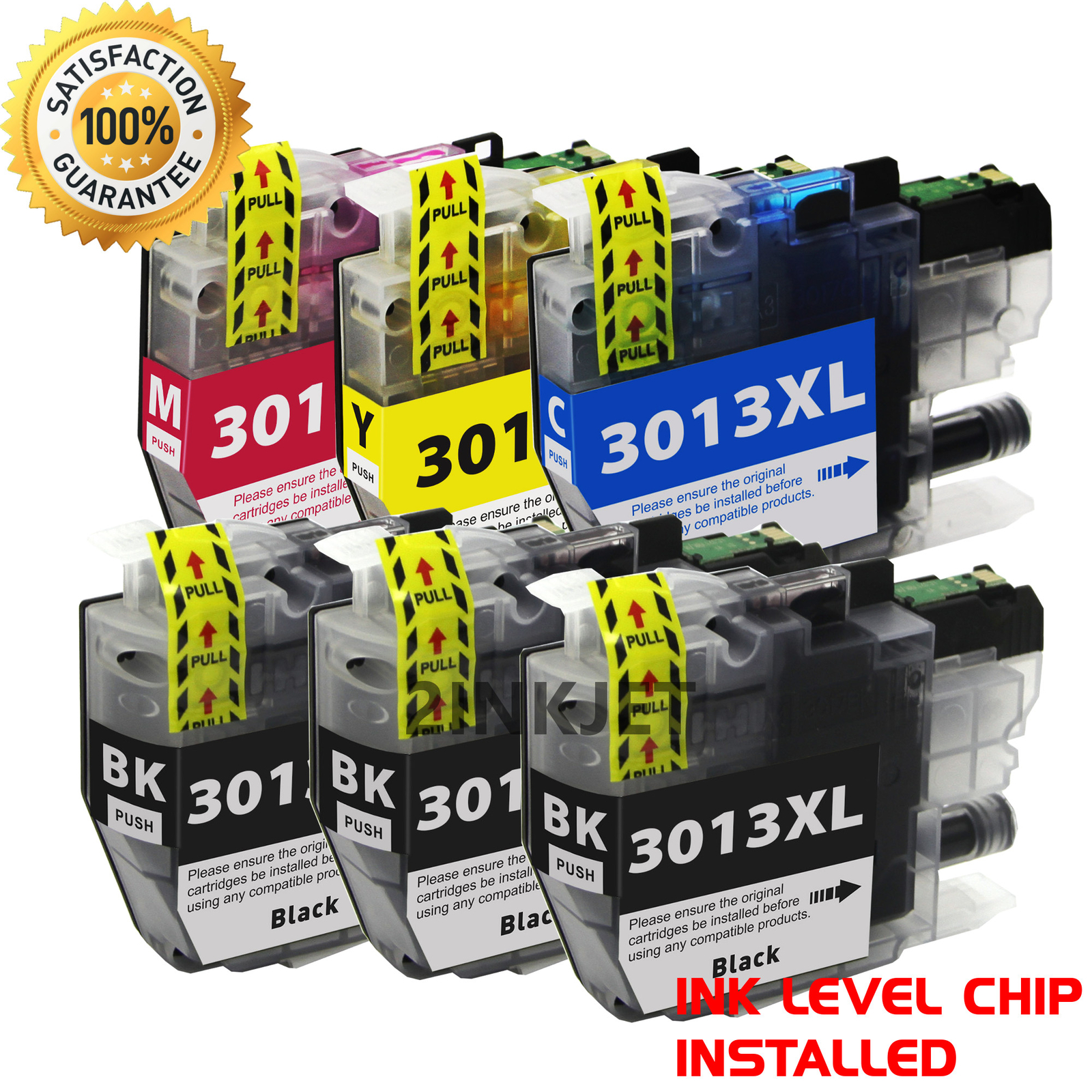 6PK LC-3013 LC3013 Ink Cartridge for Bro. MFC-J491DW MFC-J497DW J690DW J895DW