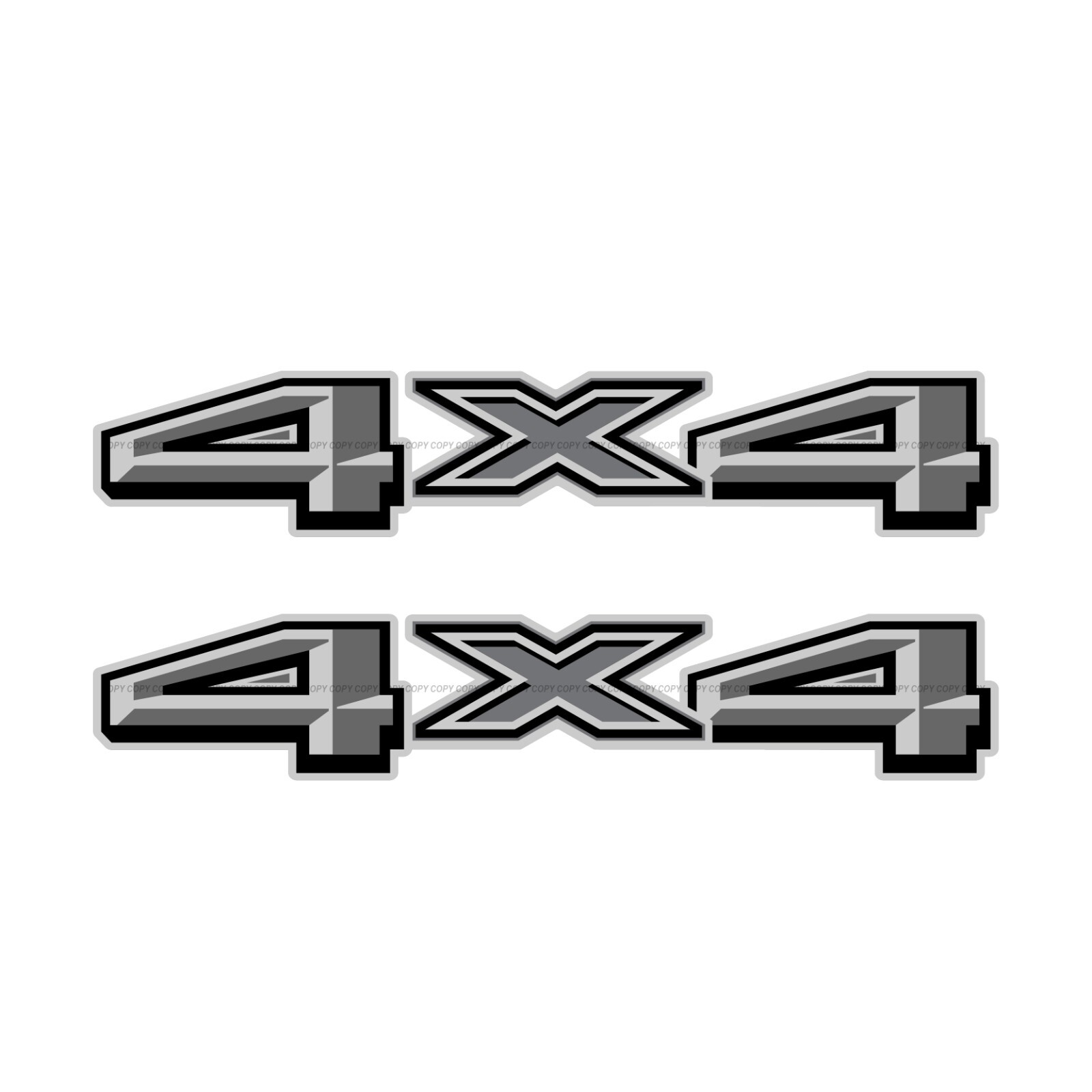 4X4 Decals Bedside Truck Stickers Compatible with New F150, F250, F350