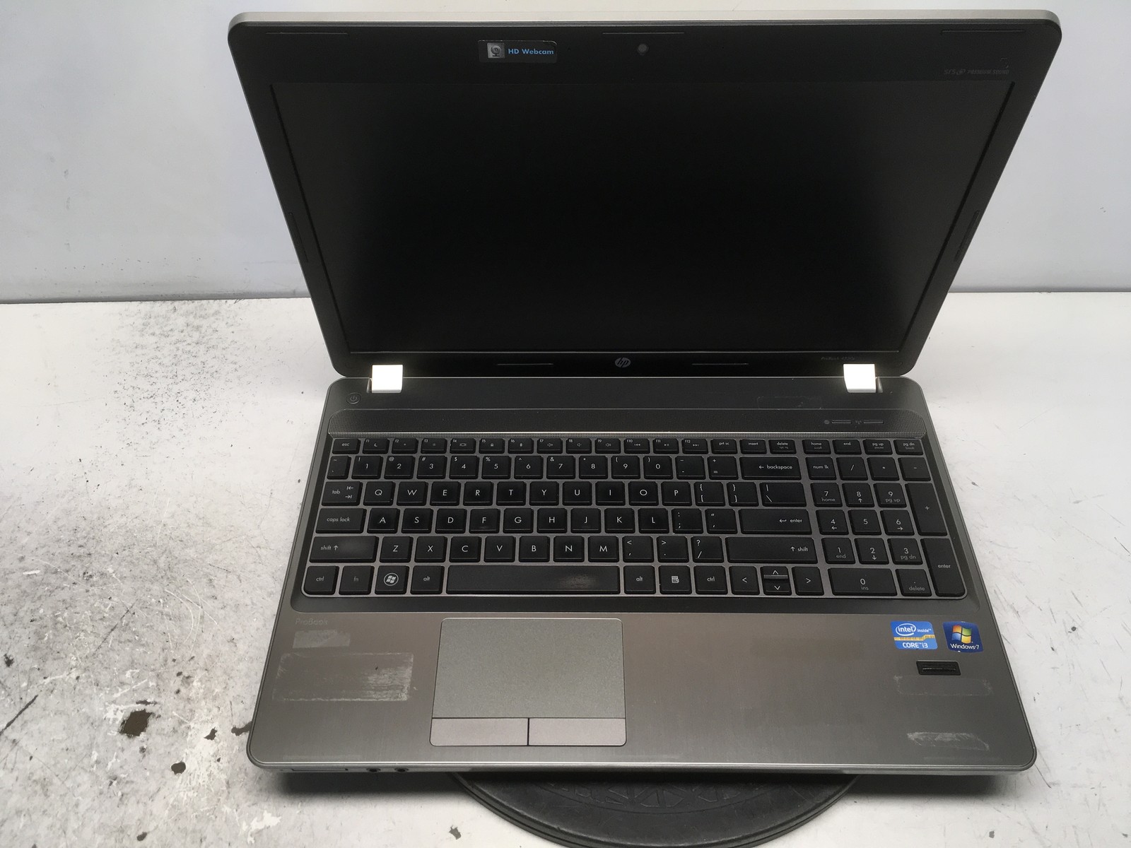 HP ProBook 4530S Intel i3-2350M 2.3GHz 4 GB NO HDD No Batt