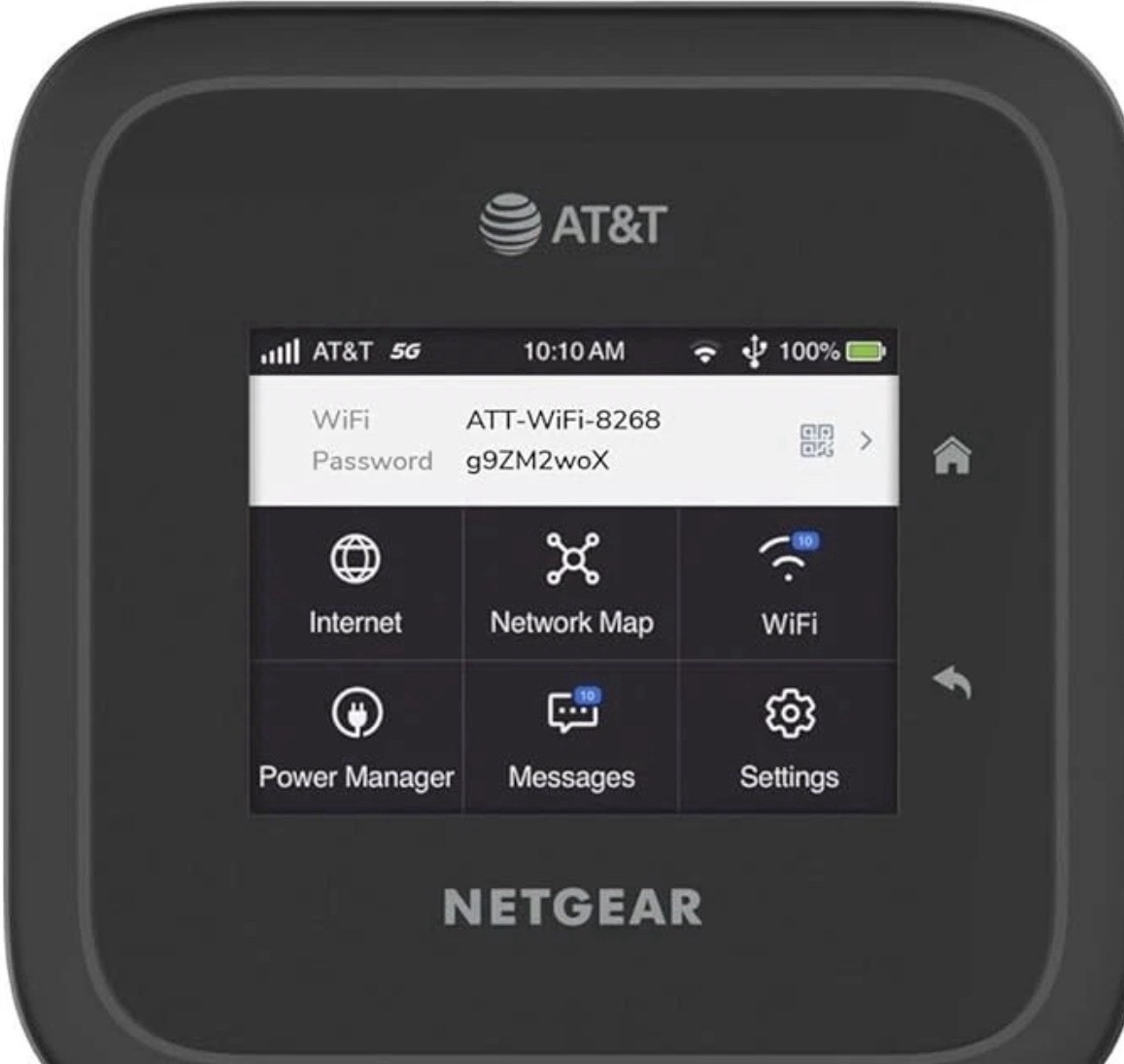Netgear Nighthawk MR6500 M6 Pro WiFi 5G Hotspot Router AT&T  W/ Charger