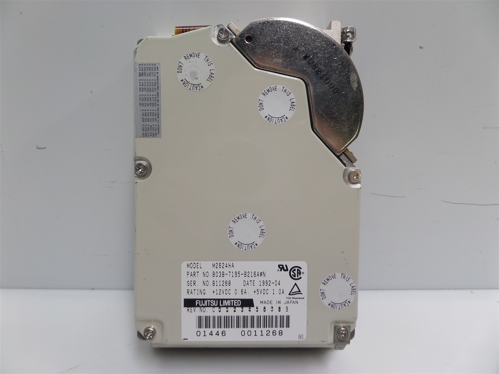 Fujitsu M2624HA 520MB SCSI 3.5" HDD
