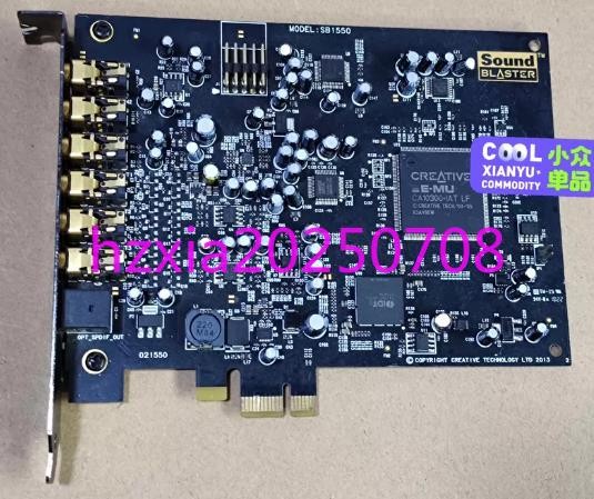 1pc used Creative SB1550 PCI-e card