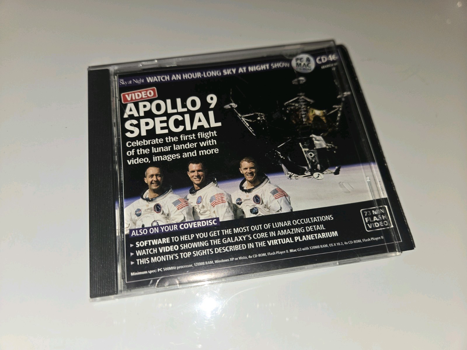 BBC Sky At Night  Video Apollo 9 Special CD-Rom