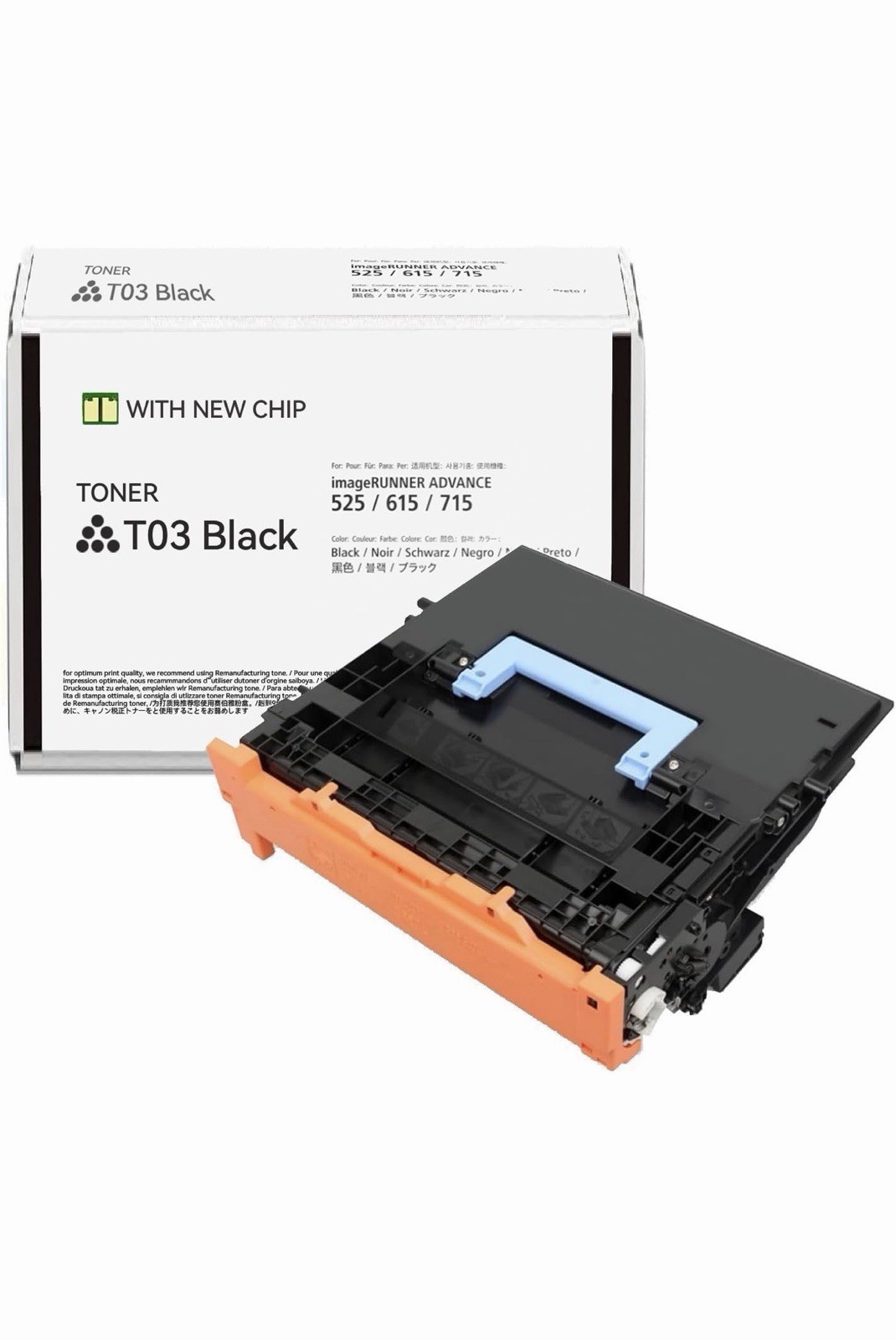 T03 Compatible Black Laser Toner Cartridge for Canon imageRUNNER ADV 525/615/715