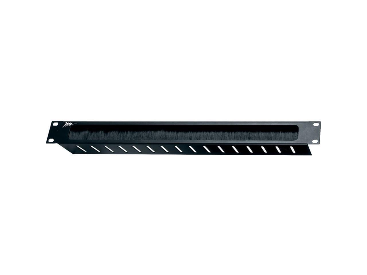 DRK Series Cable Management Brush Grommel Panel, 1.75" H (1U space) - BR1