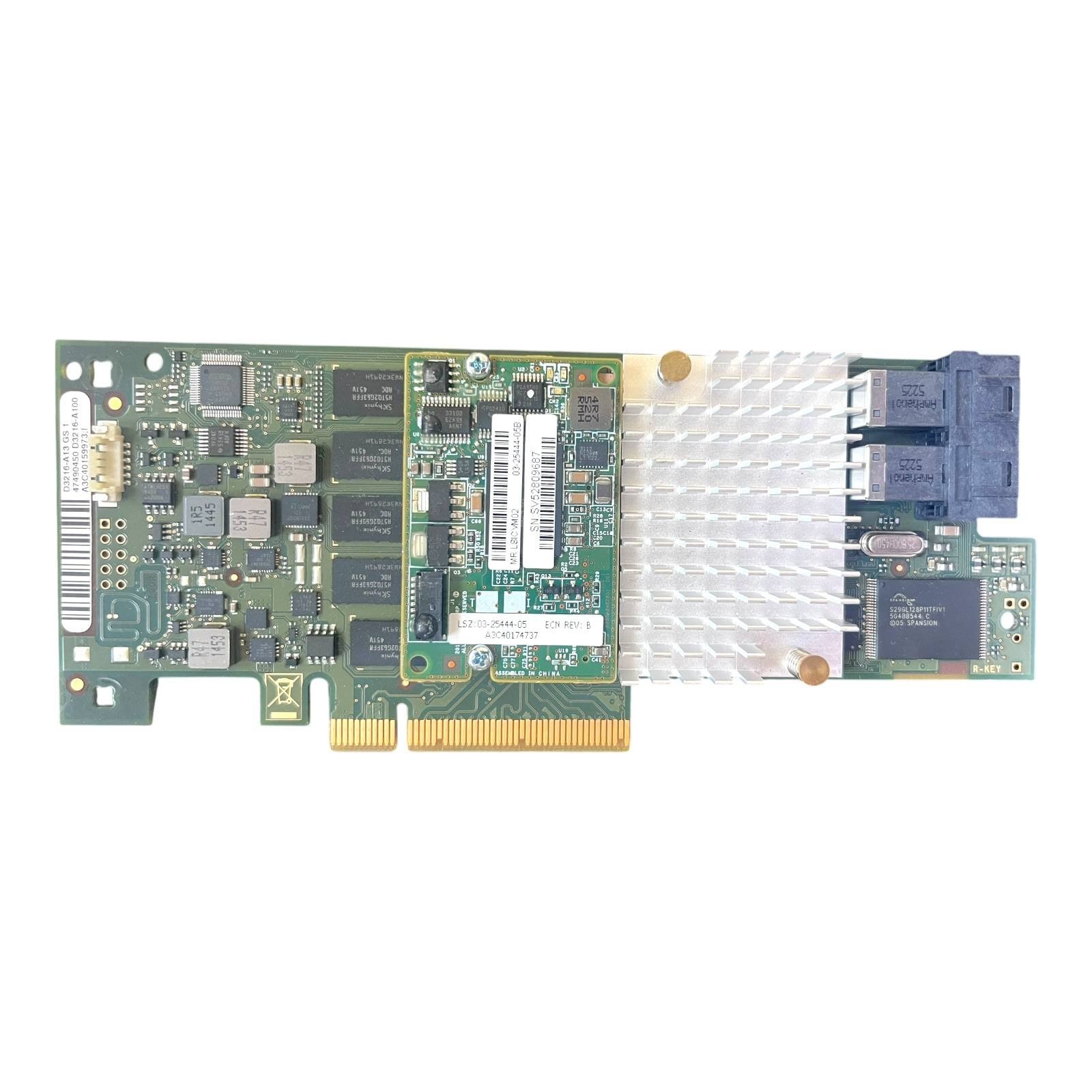 Fujitsu D3216-A13 GS1 12Gb 8-Port PCIe x8 RAID Controller LSI 9361-8i LSICVM02