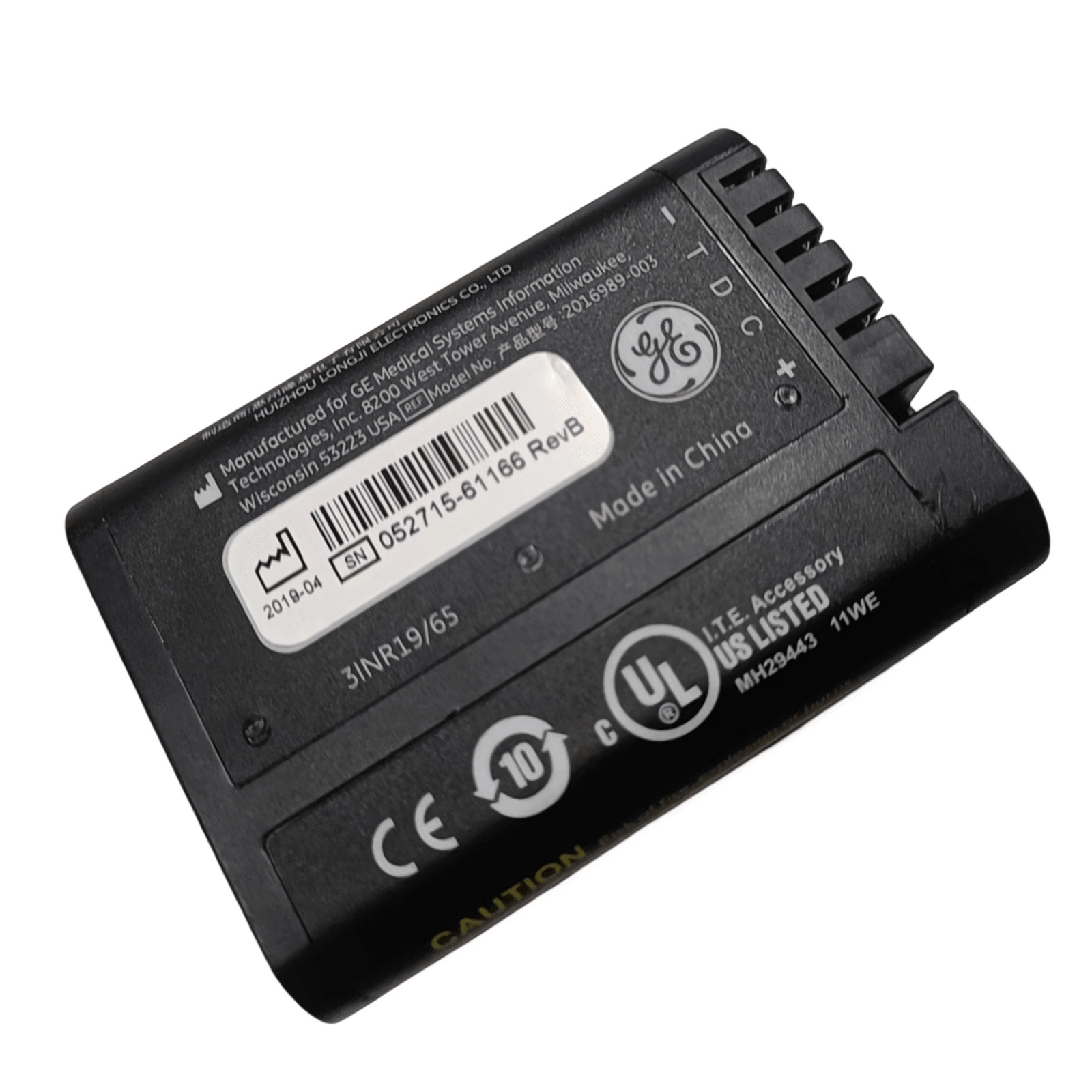Genuine 2016989-003 2016989-002 2016989  Battery for GE Healthcare 042219-01507