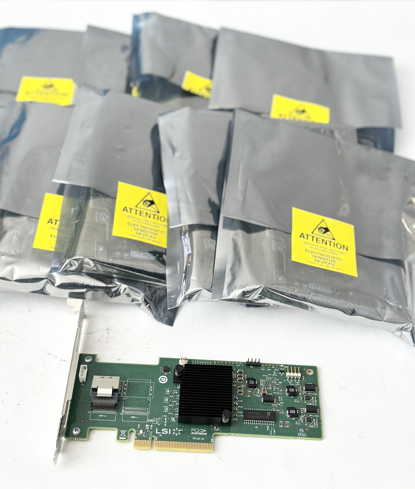 LOT OF 10x New LSI MR SAS 9240-4i PCIe 2.0 x8 RAID Controller Cards