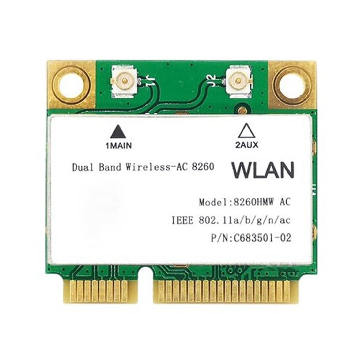 Legacy Mini-PCIe Wi-Fi Card for Intel 8260 | Half Mini PCIe Network Card | 867