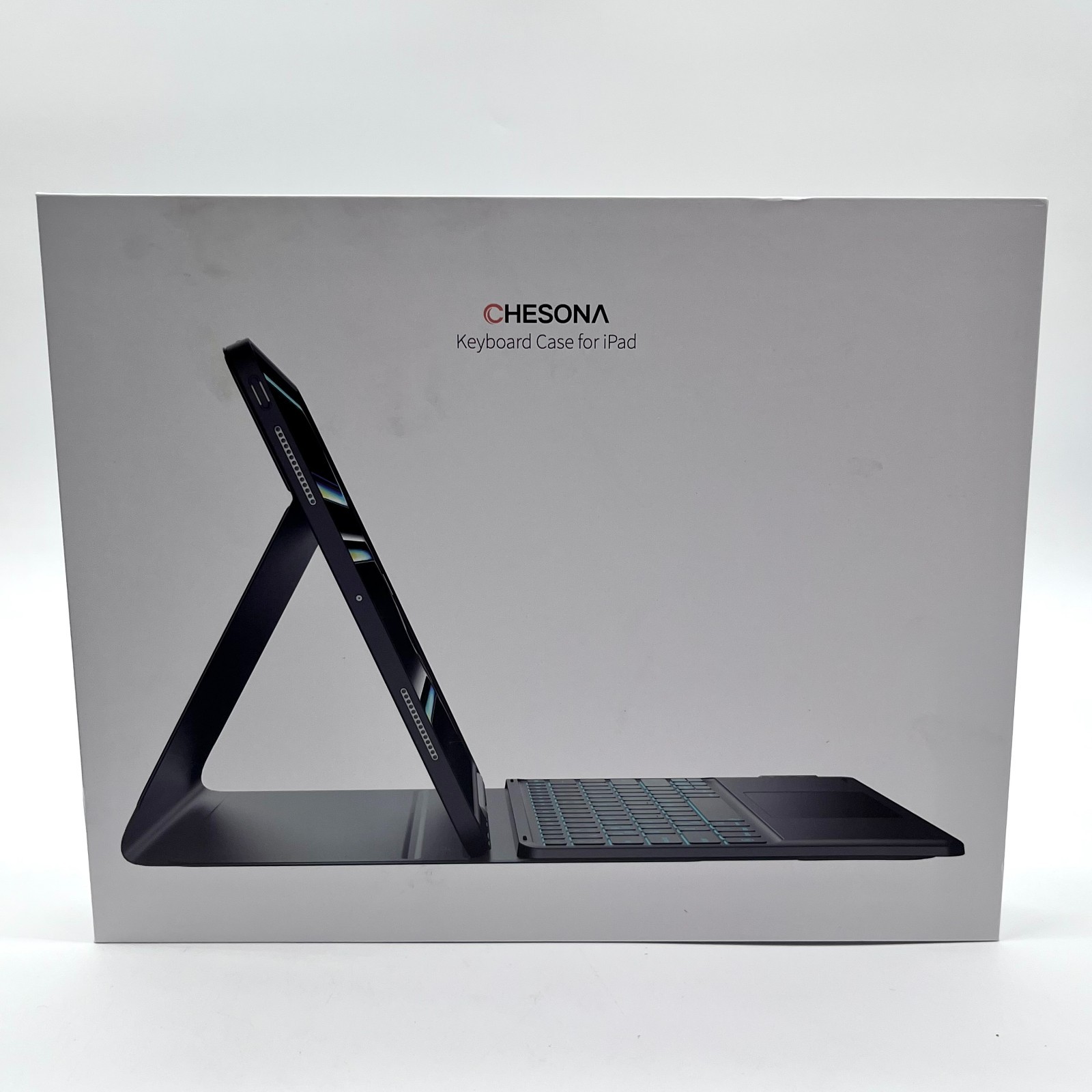 Chesona Ultra Light Stain Proof Keyboard Case For iPad - Navy Blue 