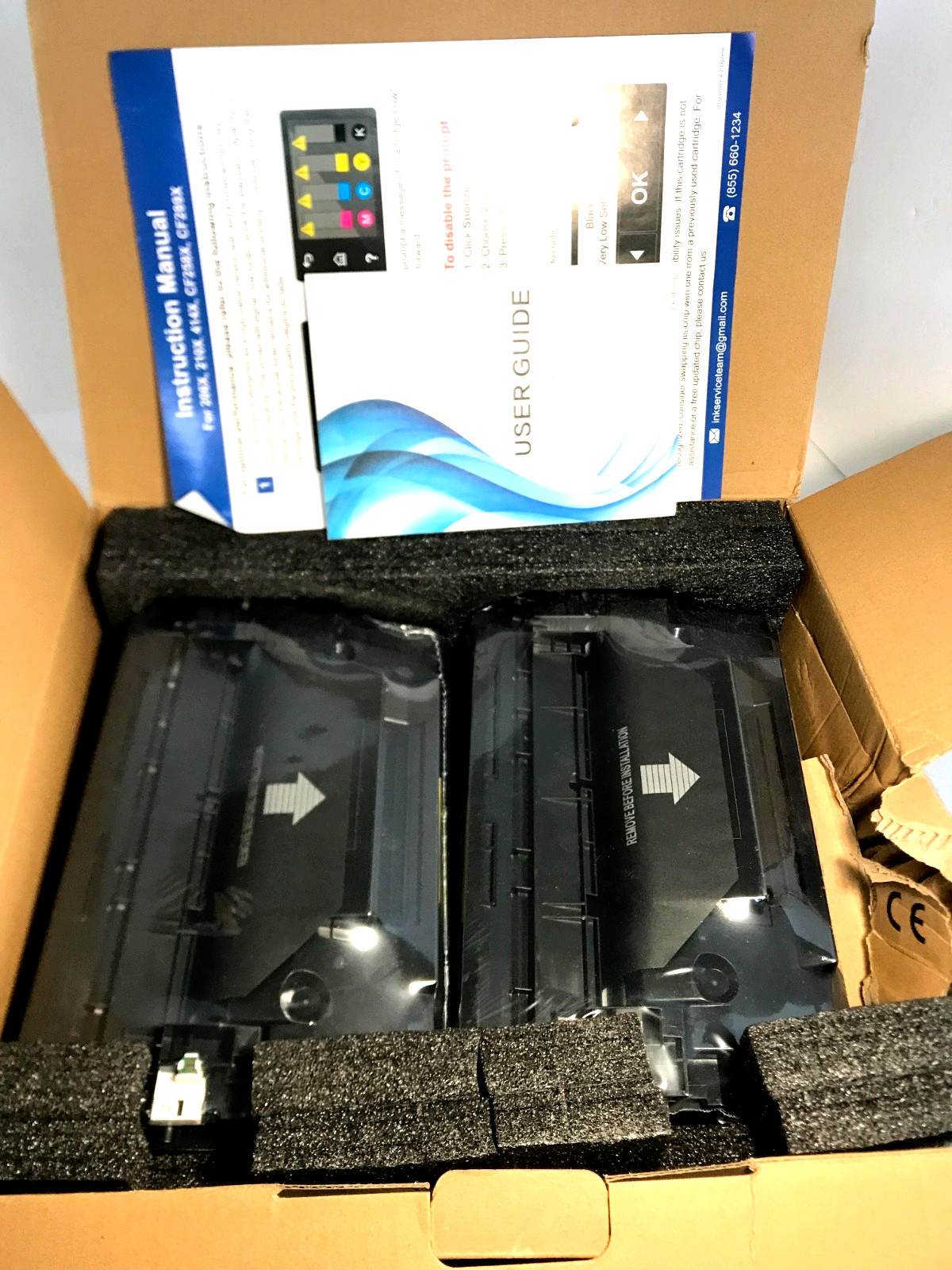 89X Black High-Yield Toner Cartridge Compatible for HP 89X M507 CF289X 2 Pack
