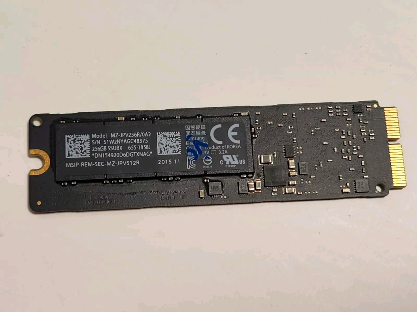APPLE 256GB PCIe SSUBX SSD - MacBook Pro Retina 13 A1502 15 A1398 2013 2014 2015
