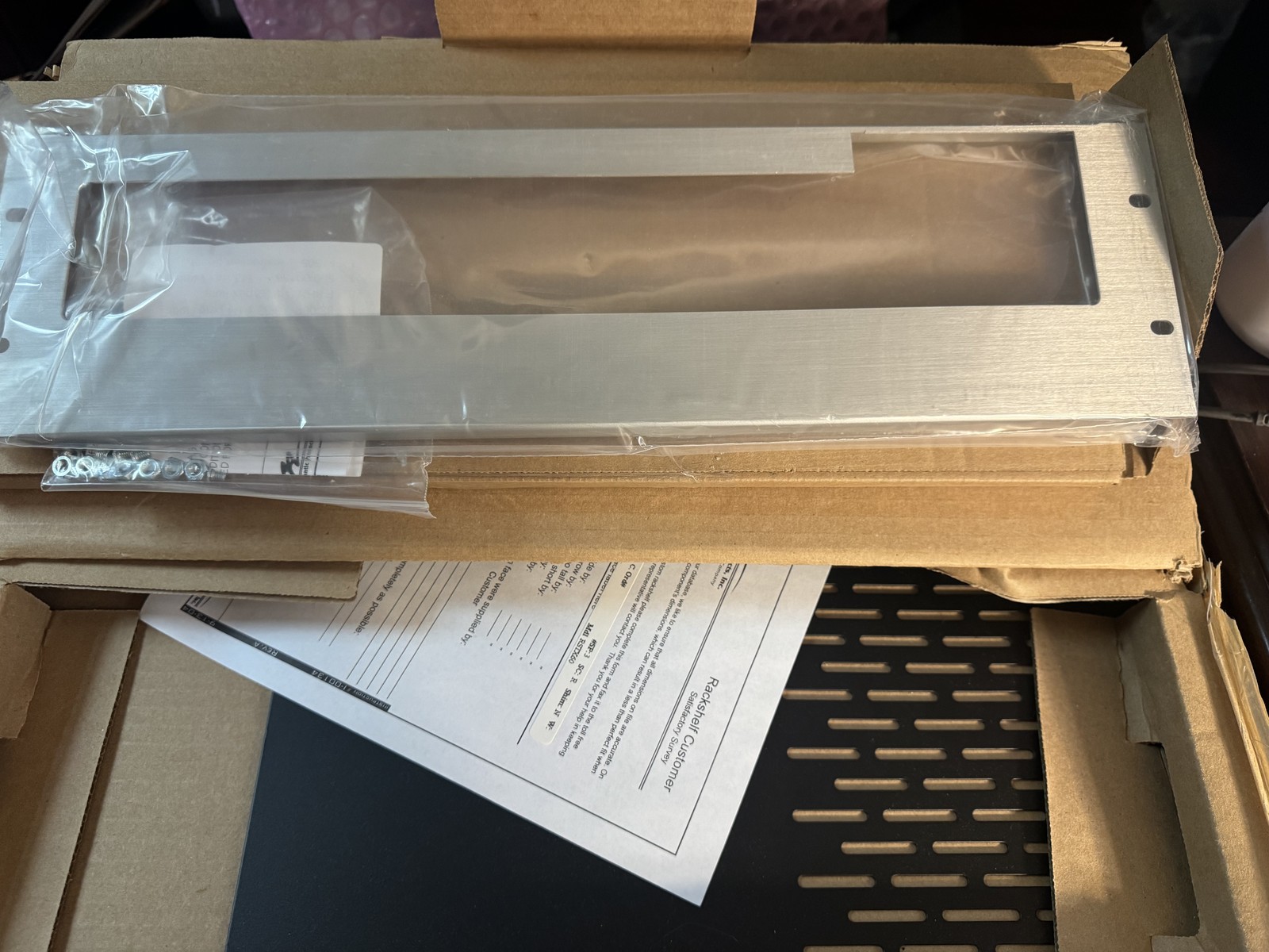 Middle Atlantic RSHSUB-3D 3 Space Rack Chassis, 15.5" Depth w/ Silver Face Plate