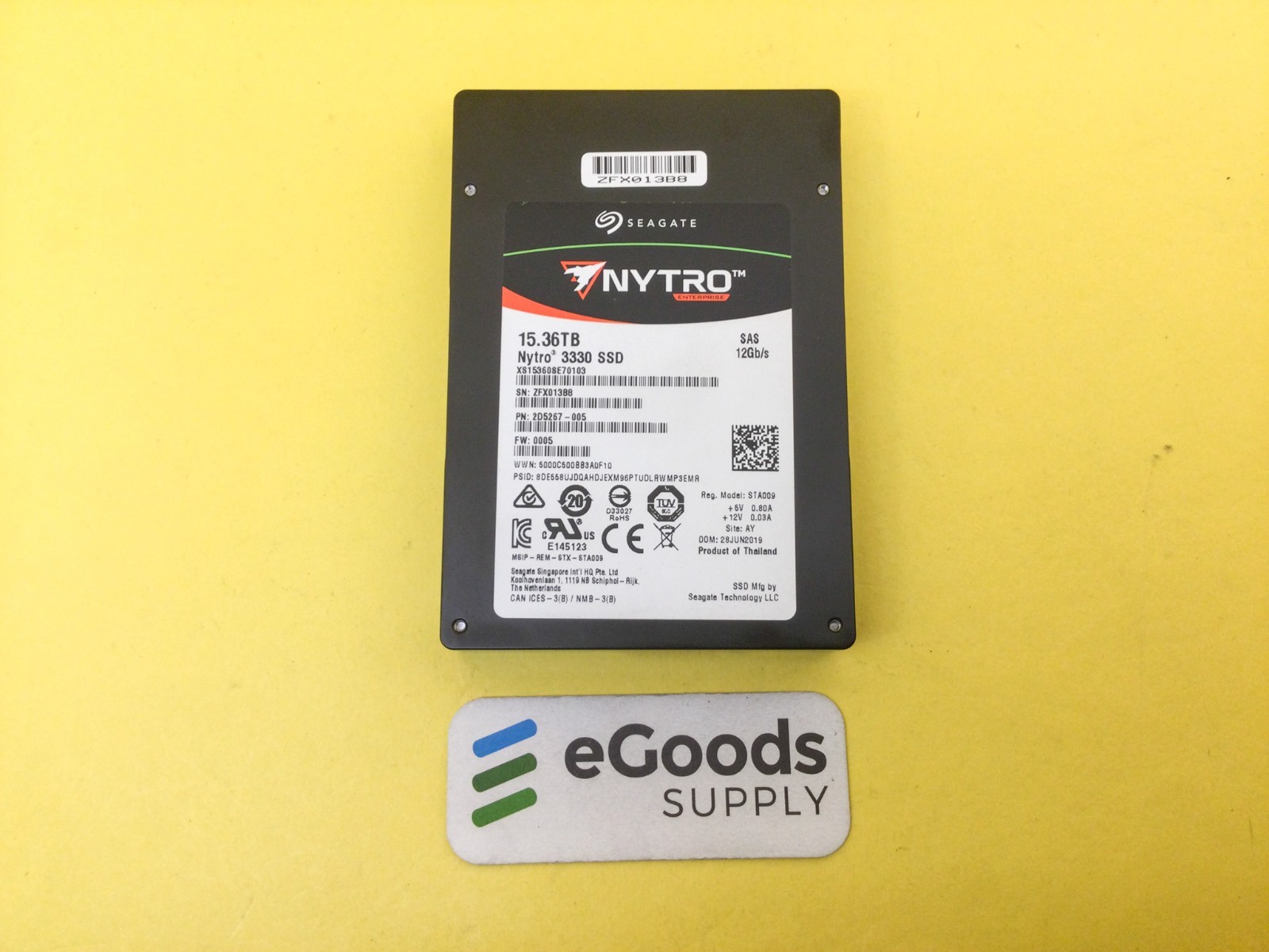 New Seagate Nytro 3330 15.36TB SAS 12G 2.5"  Enterprise SSD XS15360SE70103 NEW