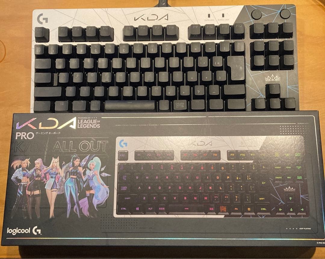 Logicool G League of Legends G PRO X KDA G-PKB-002LoL JP TKL Wired Brown Switch
