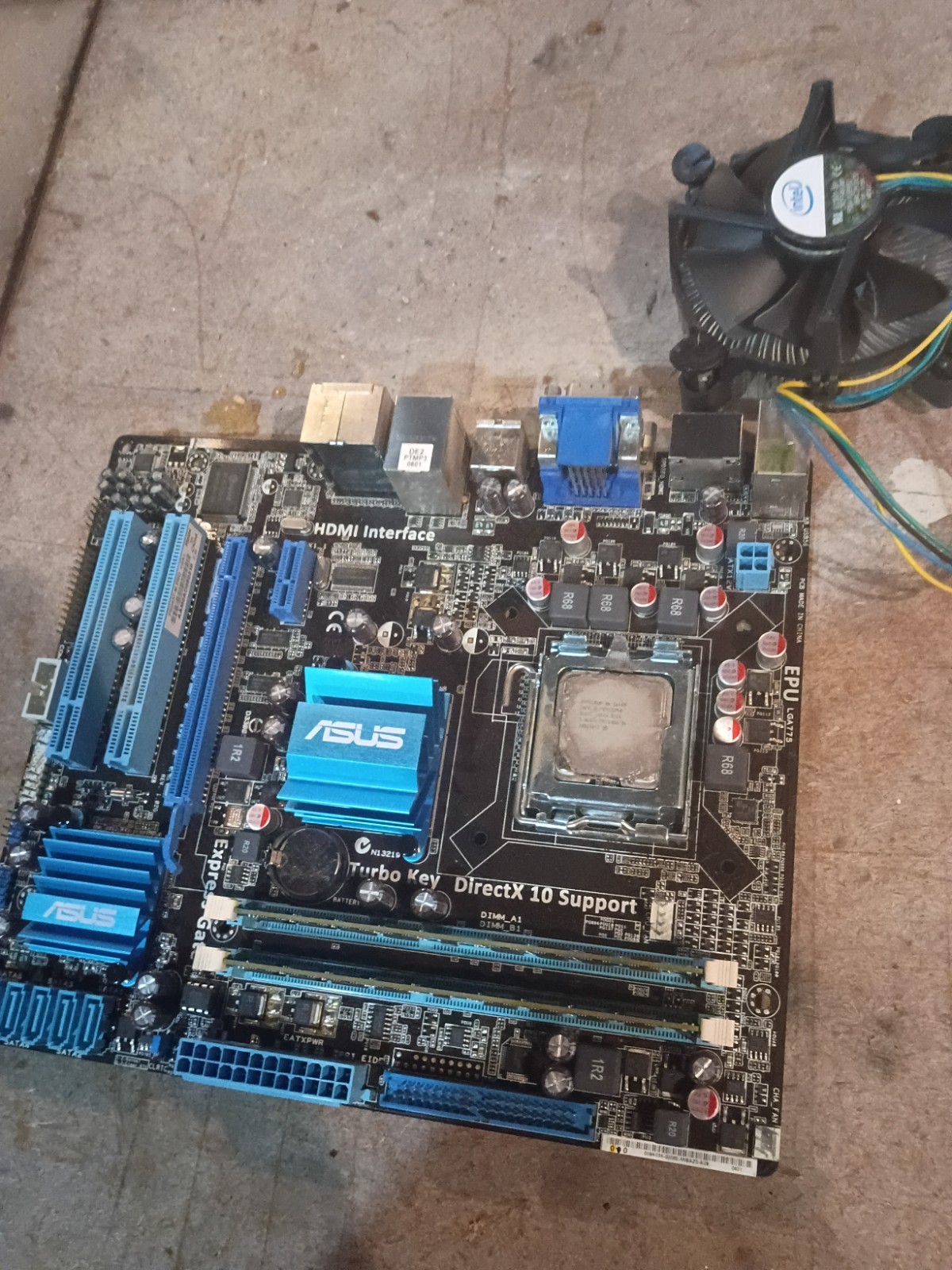 ASUS P5G43T-M PRO LGA775 Motherboard Pentium E6600 3.06GHz 4GB DDR3 Untested