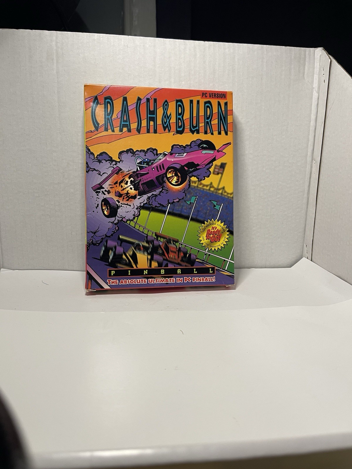 BN Software Vintage Crash and Burn Pinball PC Version Computer Game