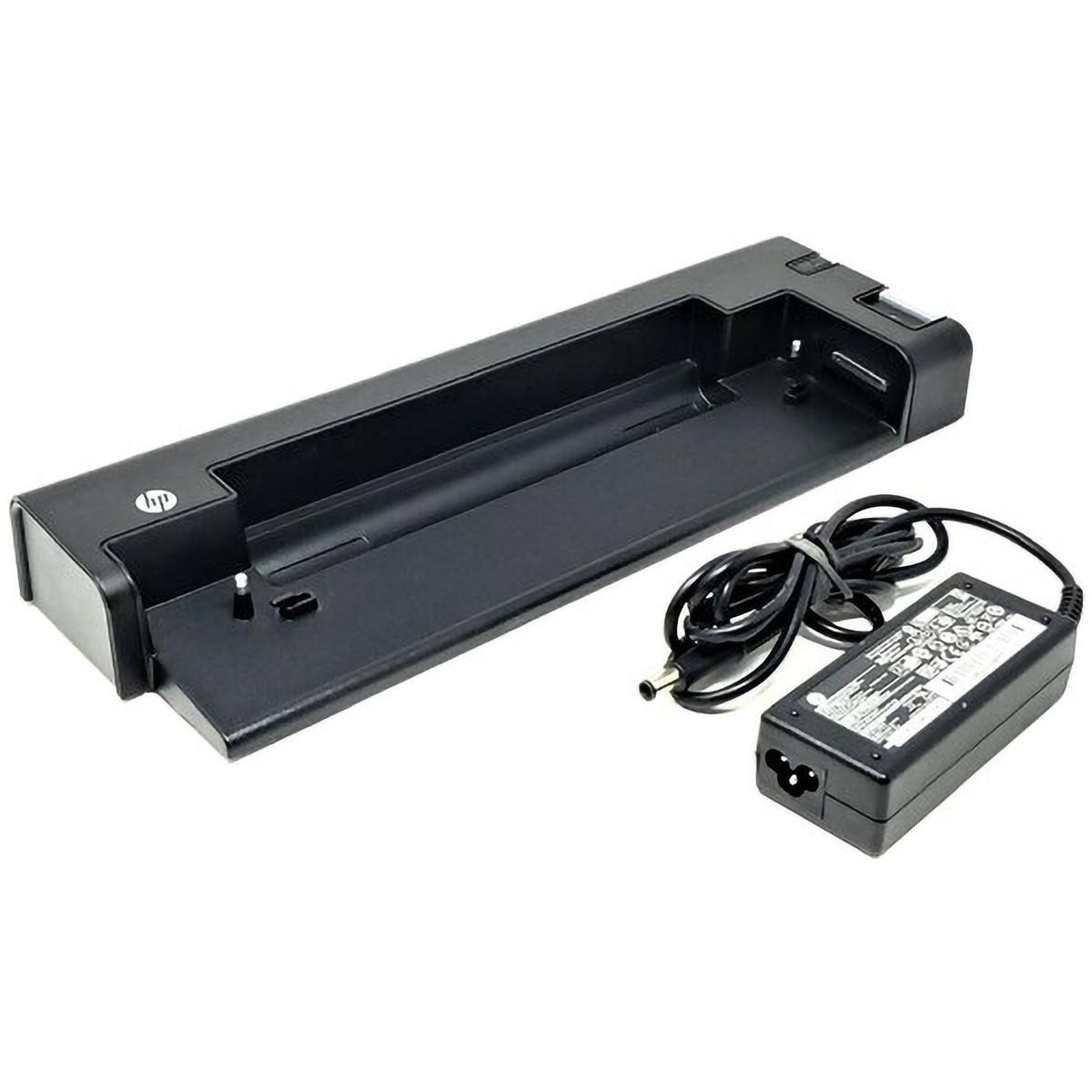 HP LE876AV Docking Station With HSTNN-I15X Power Adapter 2540 2560 2570