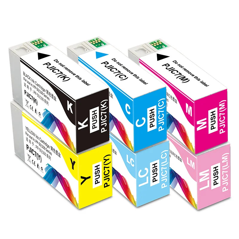 12pc PJIC7 Compatible Ink Cartridge for PP-50 PP-100N PP-100II PP-100BD PP-100AP