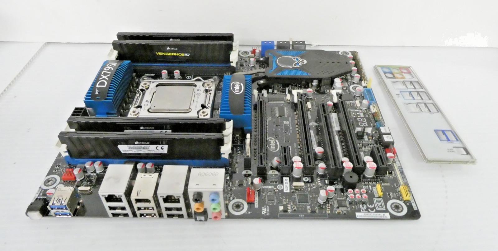 Intel DX79SI Extreme Series Motherboard i7 3960X CPU+16GB RAM +I/O Shield