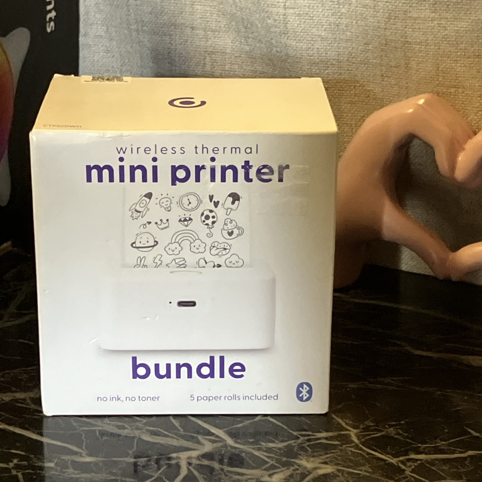 Core Innovations Thermal Notetaking Printer - Stone White - @A