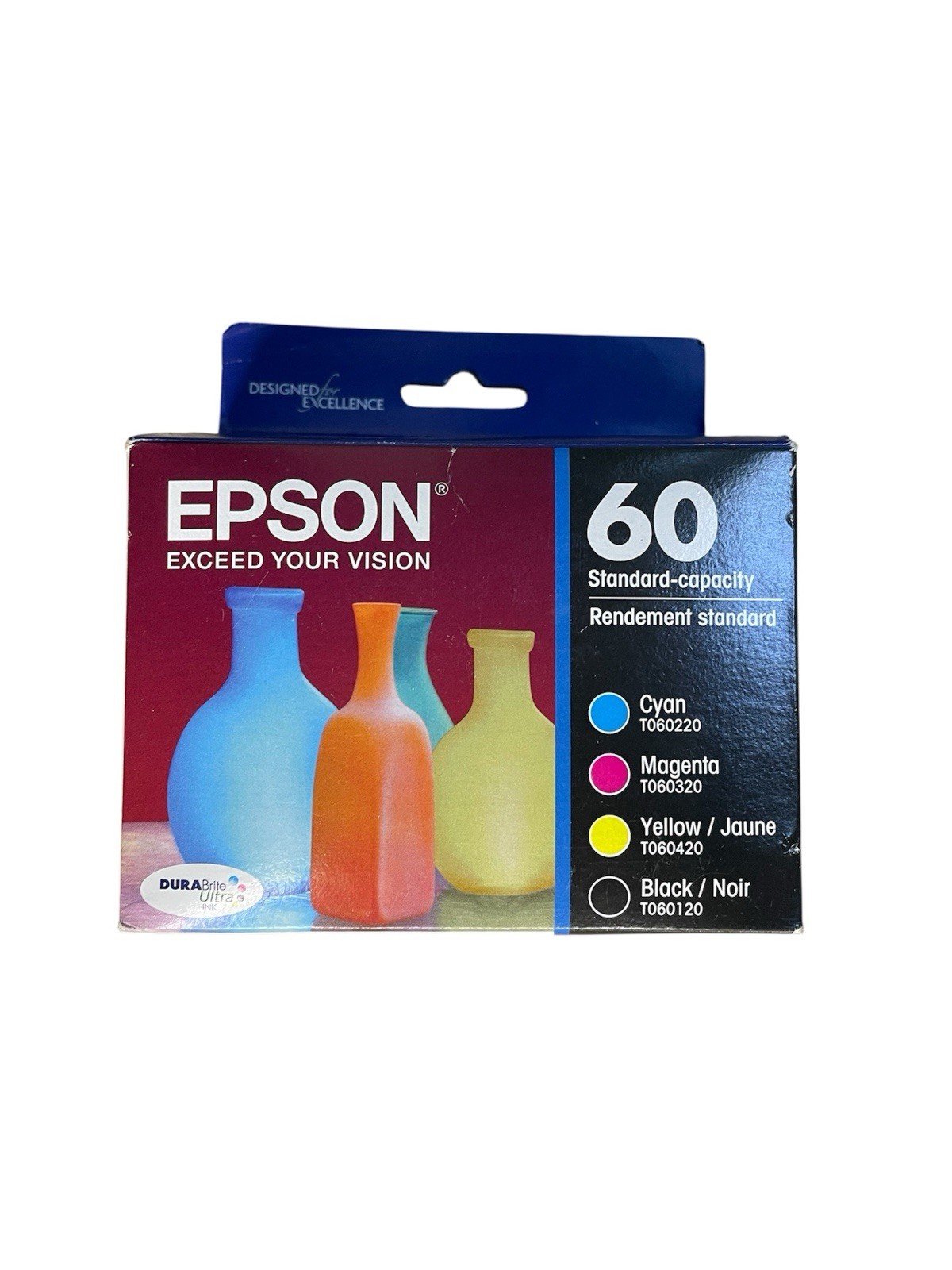 Epson 60 Multi-Color Ink Cartridge Expired 01/2017 New Sealed