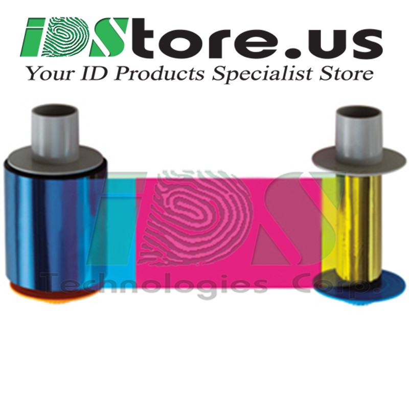 Fargo 84512 YMCKK Color Ribbon with Resin for HDP5600 and HDP5000 - 500 Prints