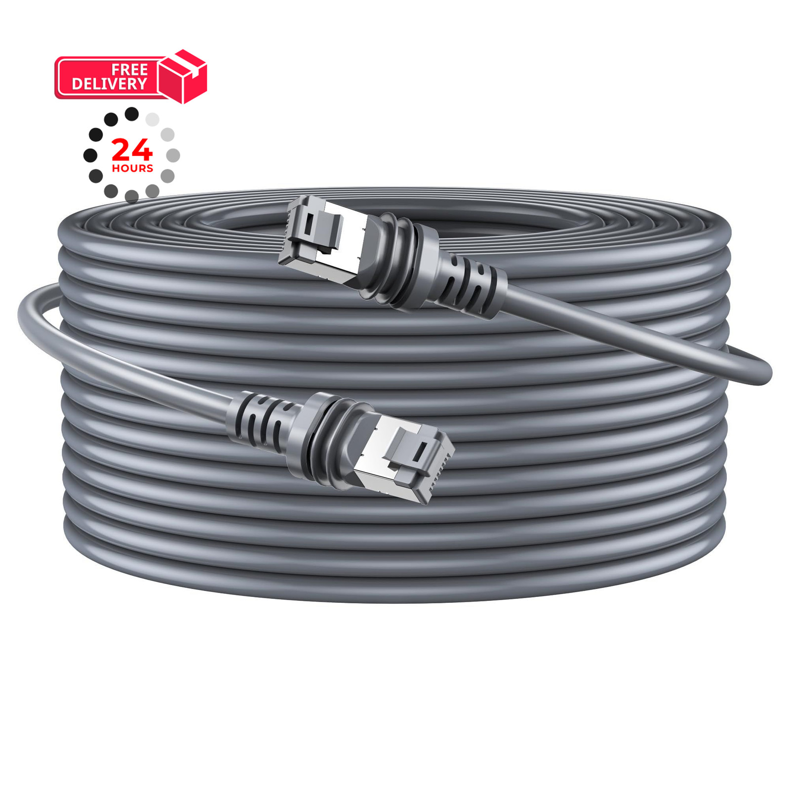 75FT Starlink Gen 3 Cable, Outdoor Waterproof Satellite 75FT, Grey