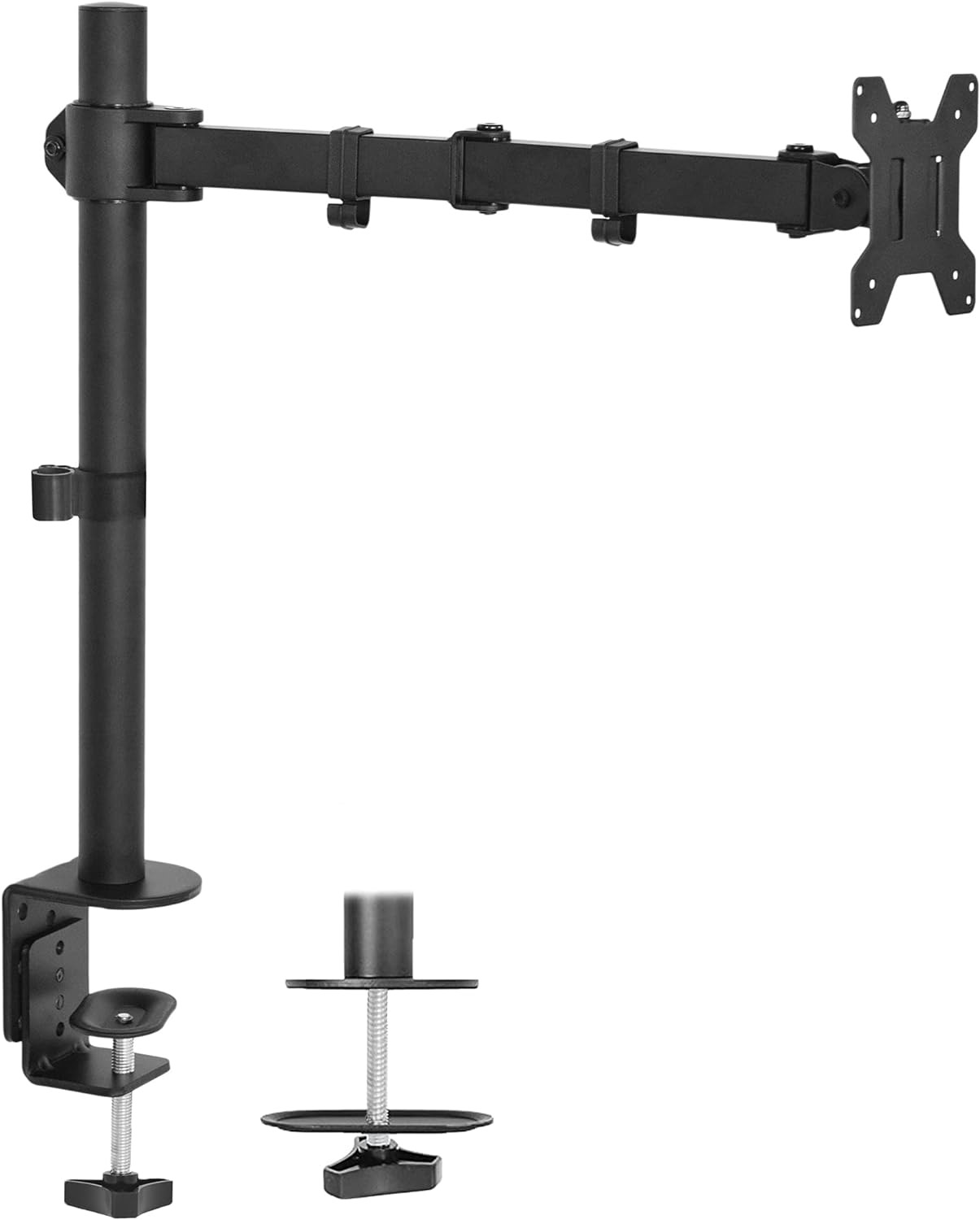 VIVO Single Monitor Arm Desk Mount, Holds Screens up to 32 inch Regular and 38