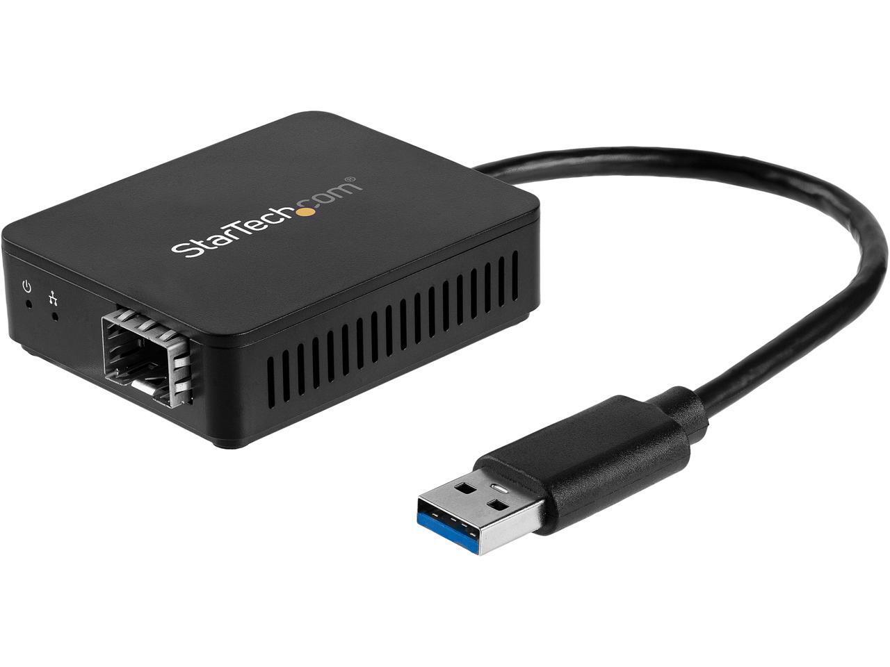 StarTech US1GA30SFP USB to Fiber Optic Converter - Open SFP - 1000BASE-SX/LX - W